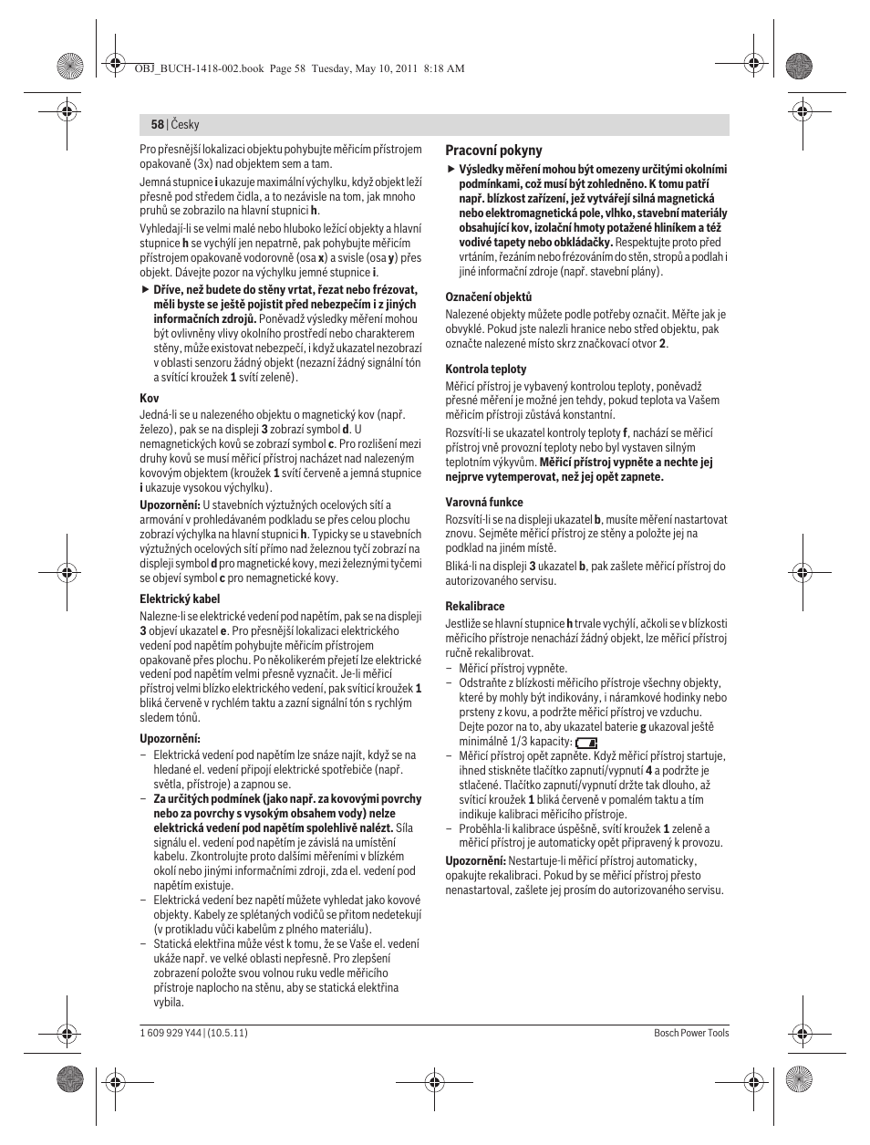 Bosch GMS 100 M Professional User Manual | Page 58 / 130