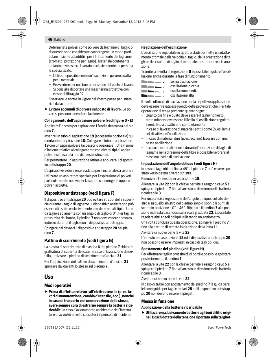 Bosch GST 18 V-LI Professional User Manual | Page 46 / 206