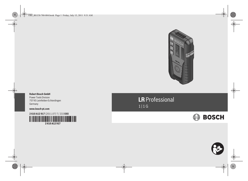 Bosch LR 1 Professional User Manual | 232 pages