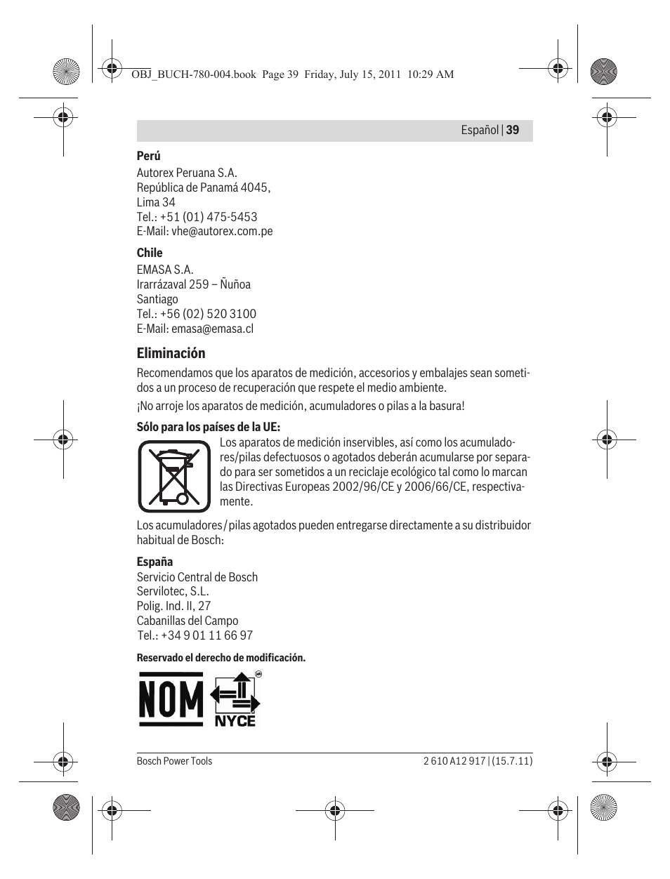 Bosch LR 1 Professional User Manual | Page 39 / 232