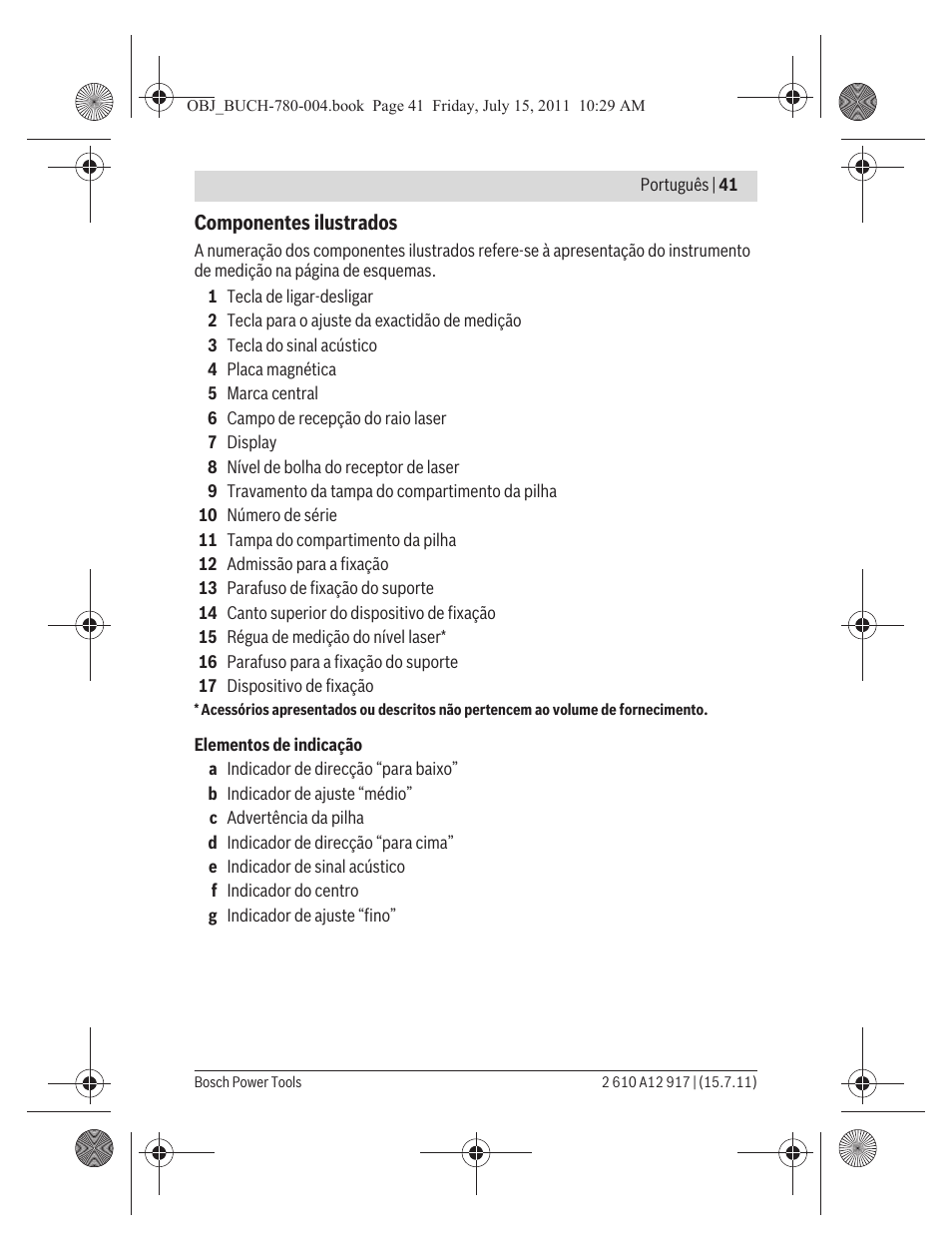 Bosch LR 1 Professional User Manual | Page 41 / 232