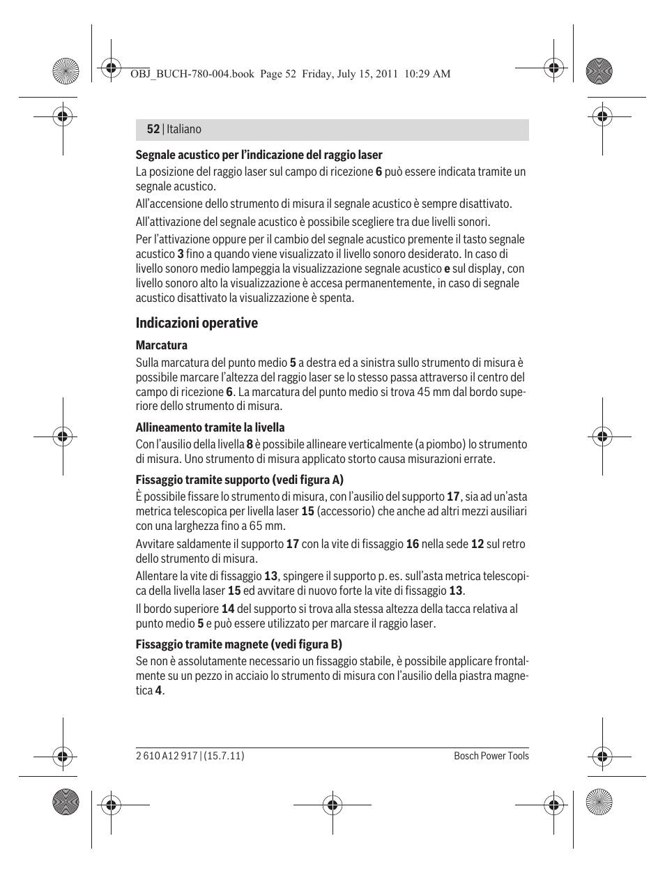 Bosch LR 1 Professional User Manual | Page 52 / 232