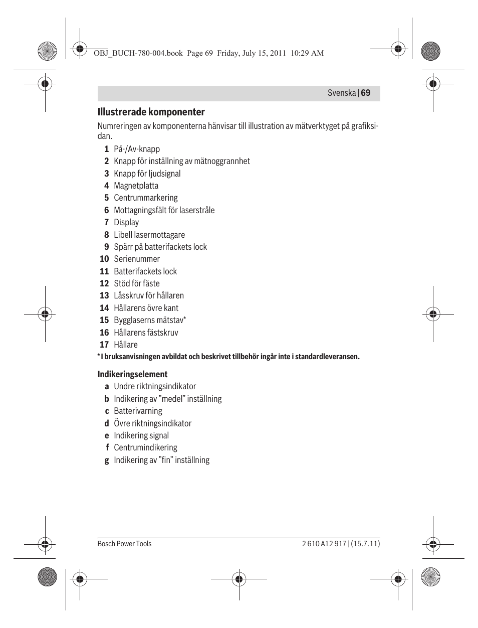 Bosch LR 1 Professional User Manual | Page 69 / 232