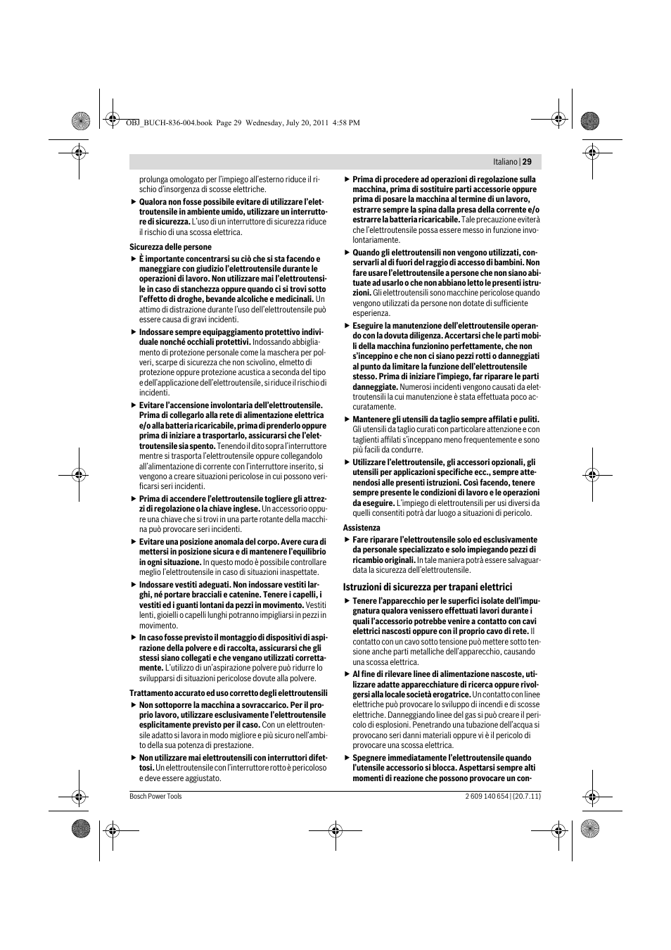 Bosch GBM 6 RE Professional User Manual | Page 29 / 130