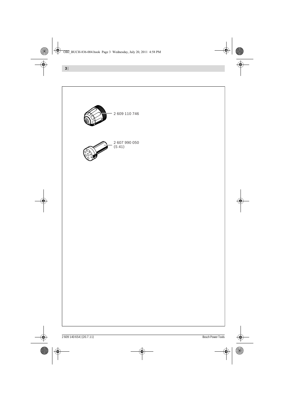 Bosch GBM 6 RE Professional User Manual | Page 3 / 130