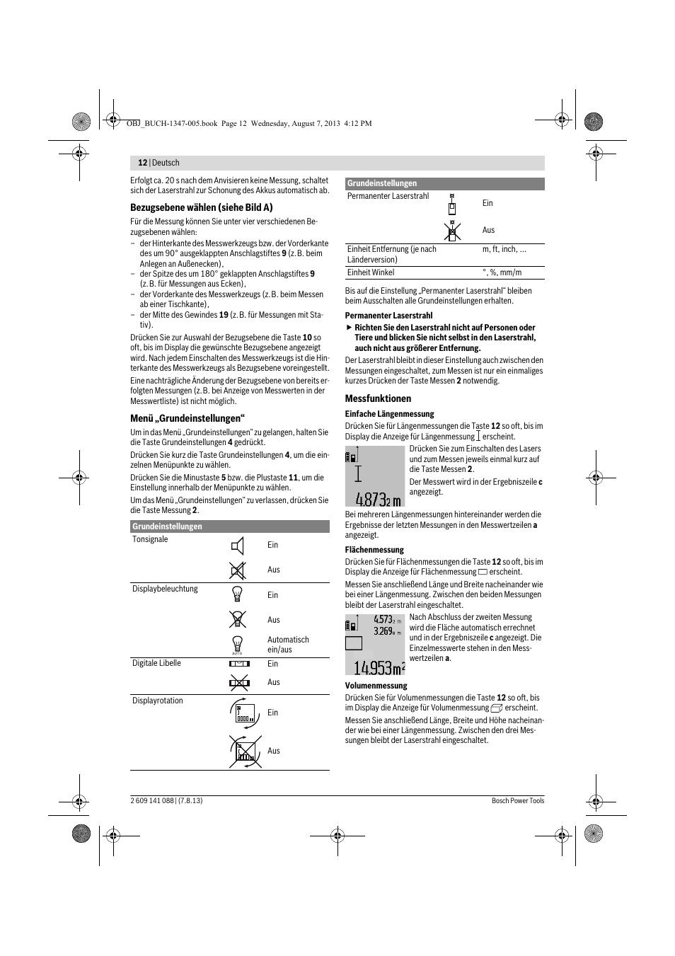 Bosch GLM 80 + R 60 Professional User Manual | Page 12 / 309