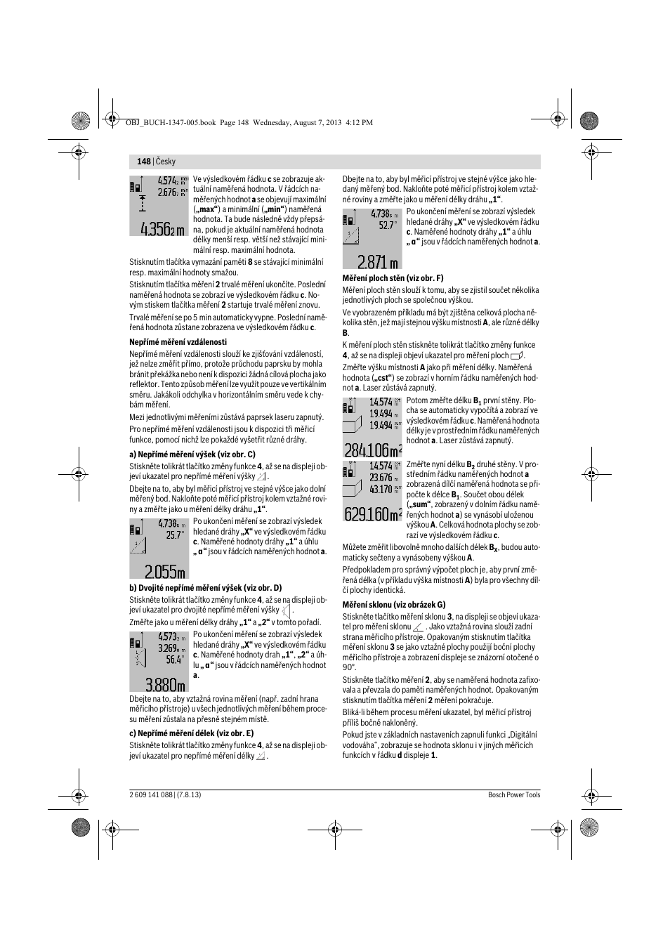 Bosch GLM 80 + R 60 Professional User Manual | Page 148 / 309