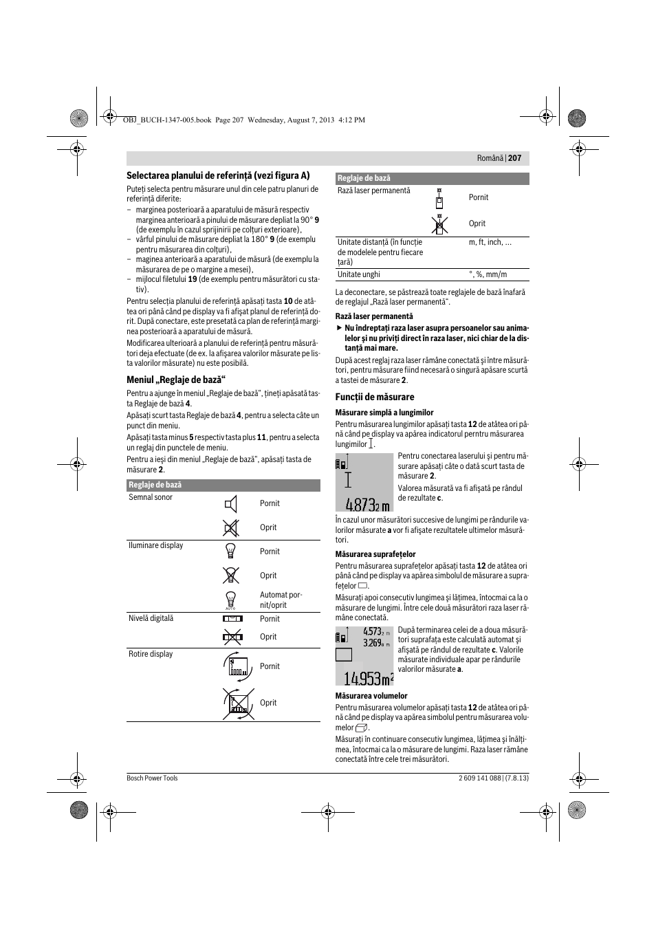 Bosch GLM 80 + R 60 Professional User Manual | Page 207 / 309