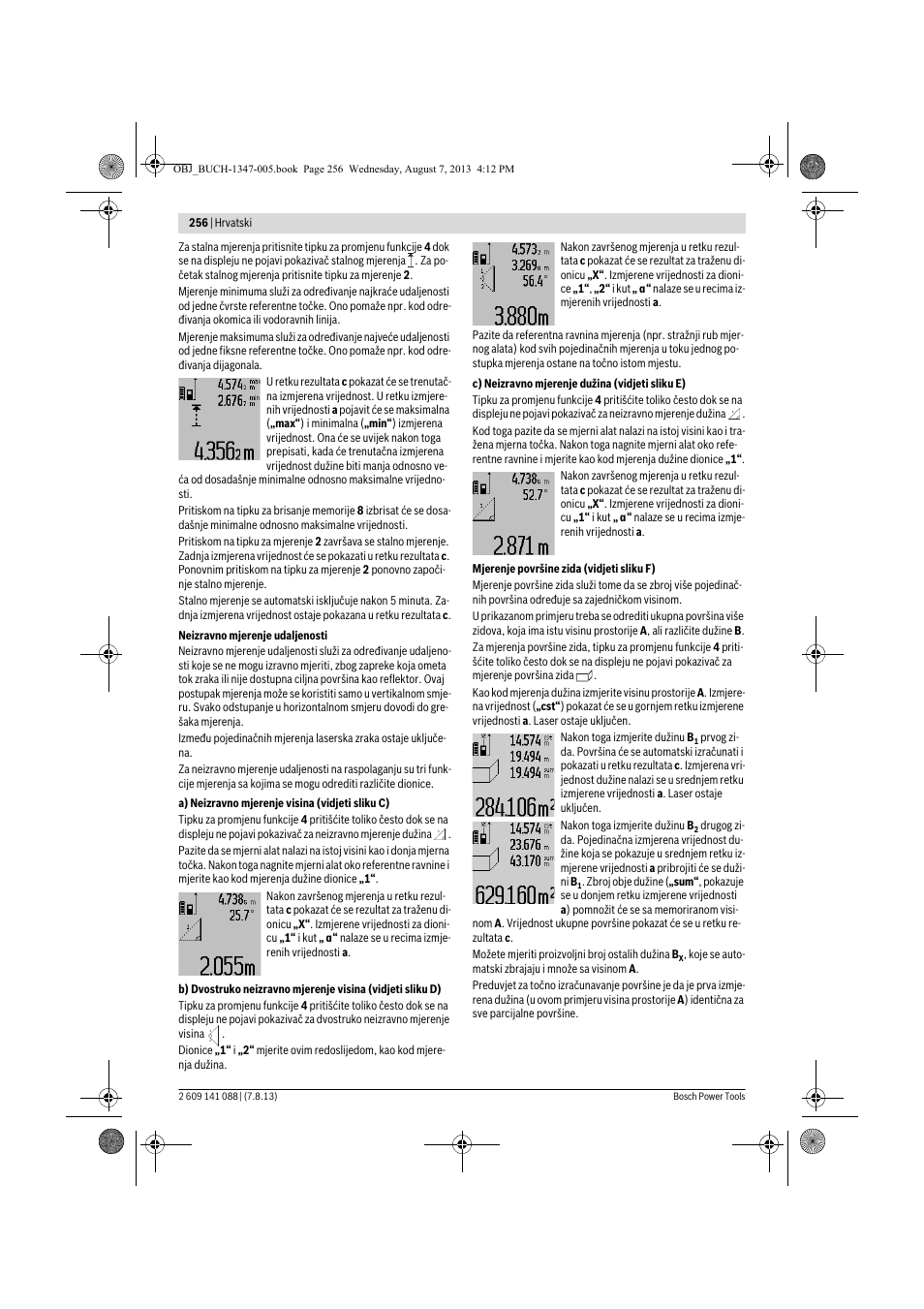 Bosch GLM 80 + R 60 Professional User Manual | Page 256 / 309