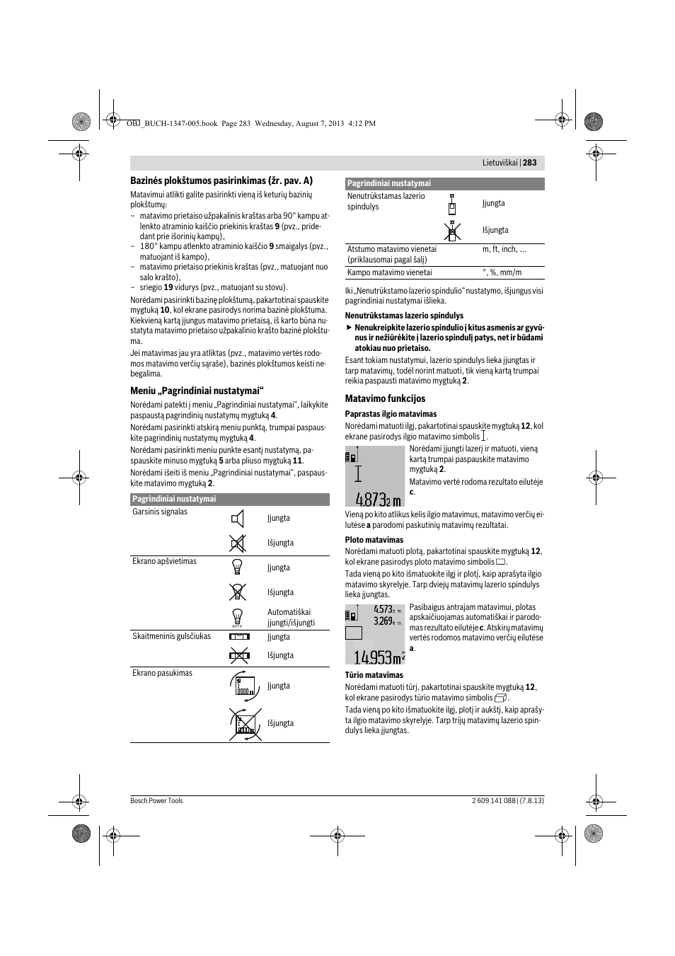 Bosch GLM 80 + R 60 Professional User Manual | Page 283 / 309