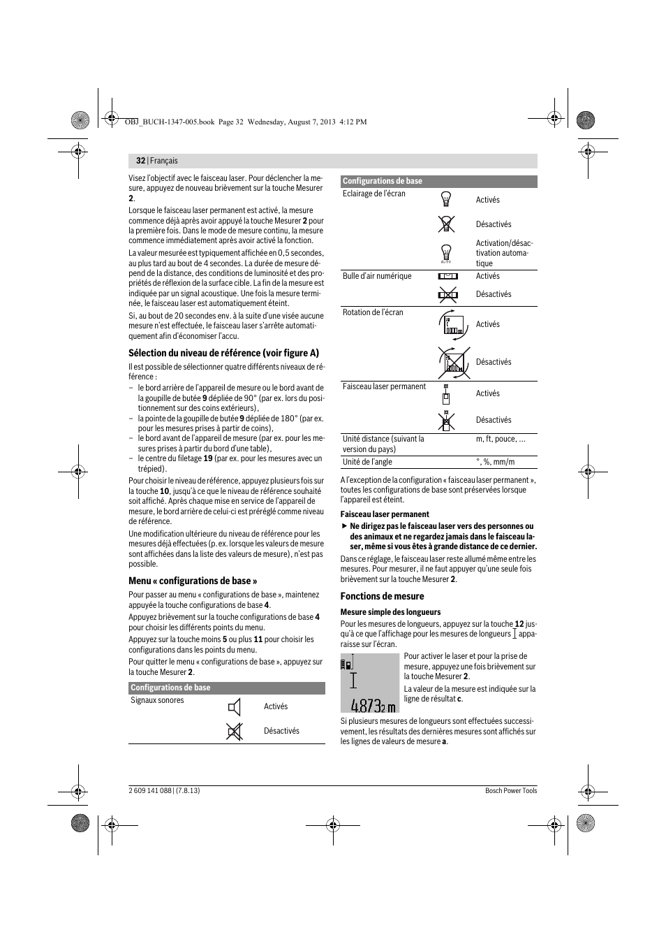 Bosch GLM 80 + R 60 Professional User Manual | Page 32 / 309