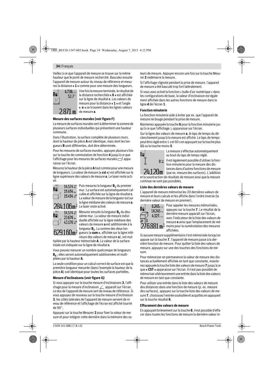 Bosch GLM 80 + R 60 Professional User Manual | Page 34 / 309