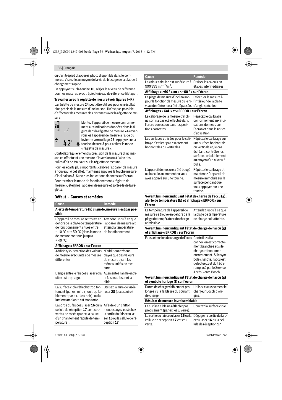 Bosch GLM 80 + R 60 Professional User Manual | Page 36 / 309