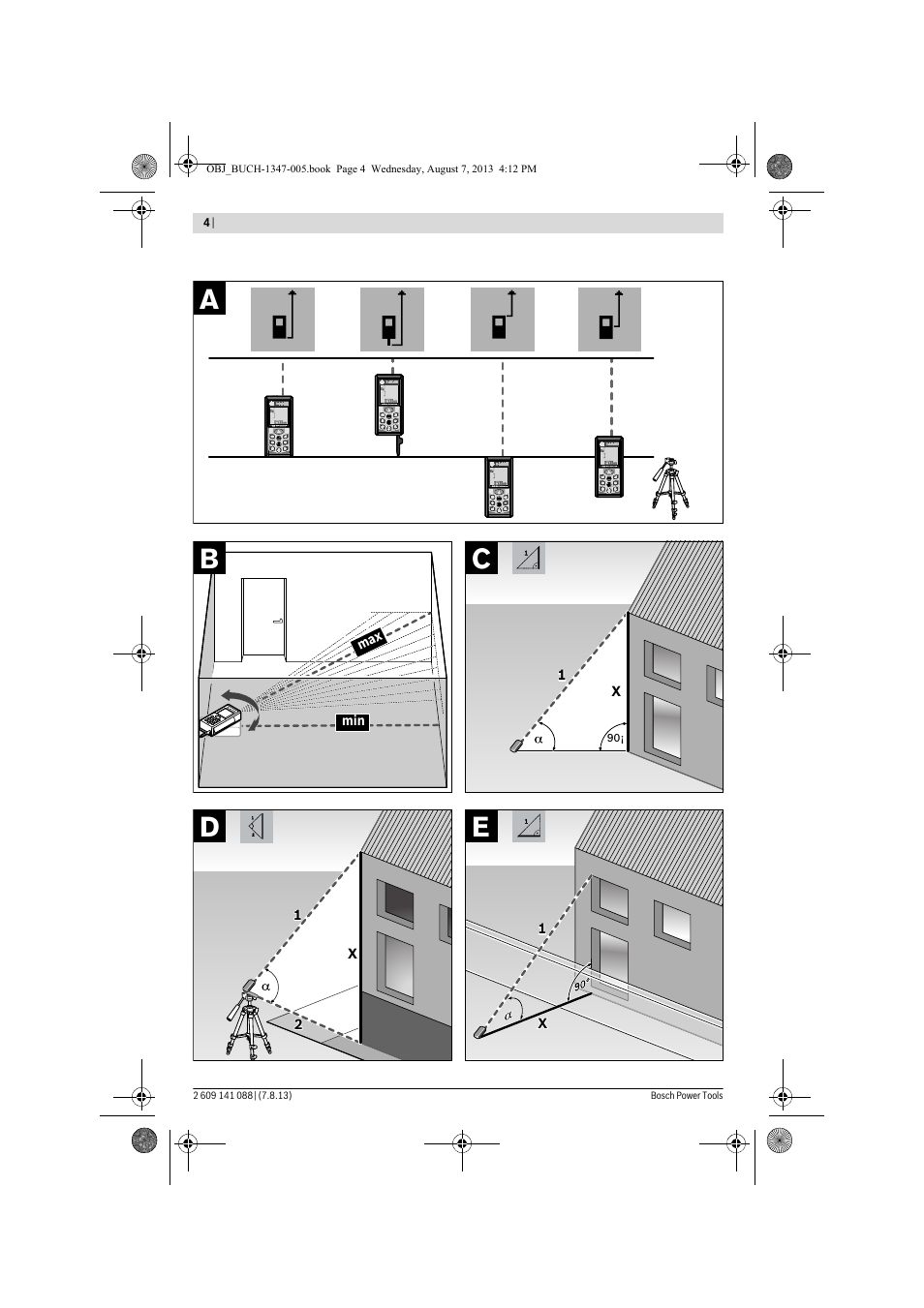 Bosch GLM 80 + R 60 Professional User Manual | Page 4 / 309