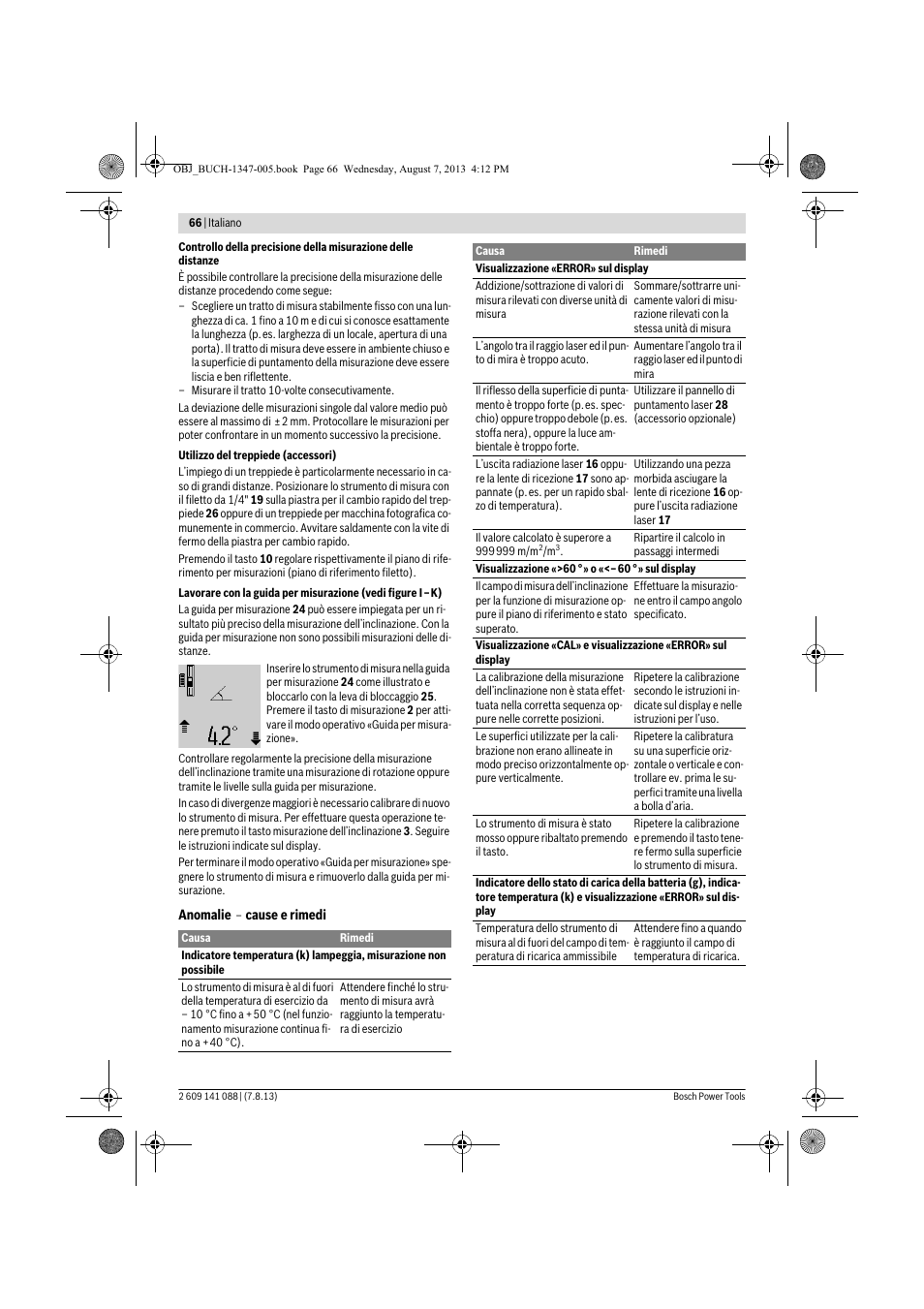 Bosch GLM 80 + R 60 Professional User Manual | Page 66 / 309