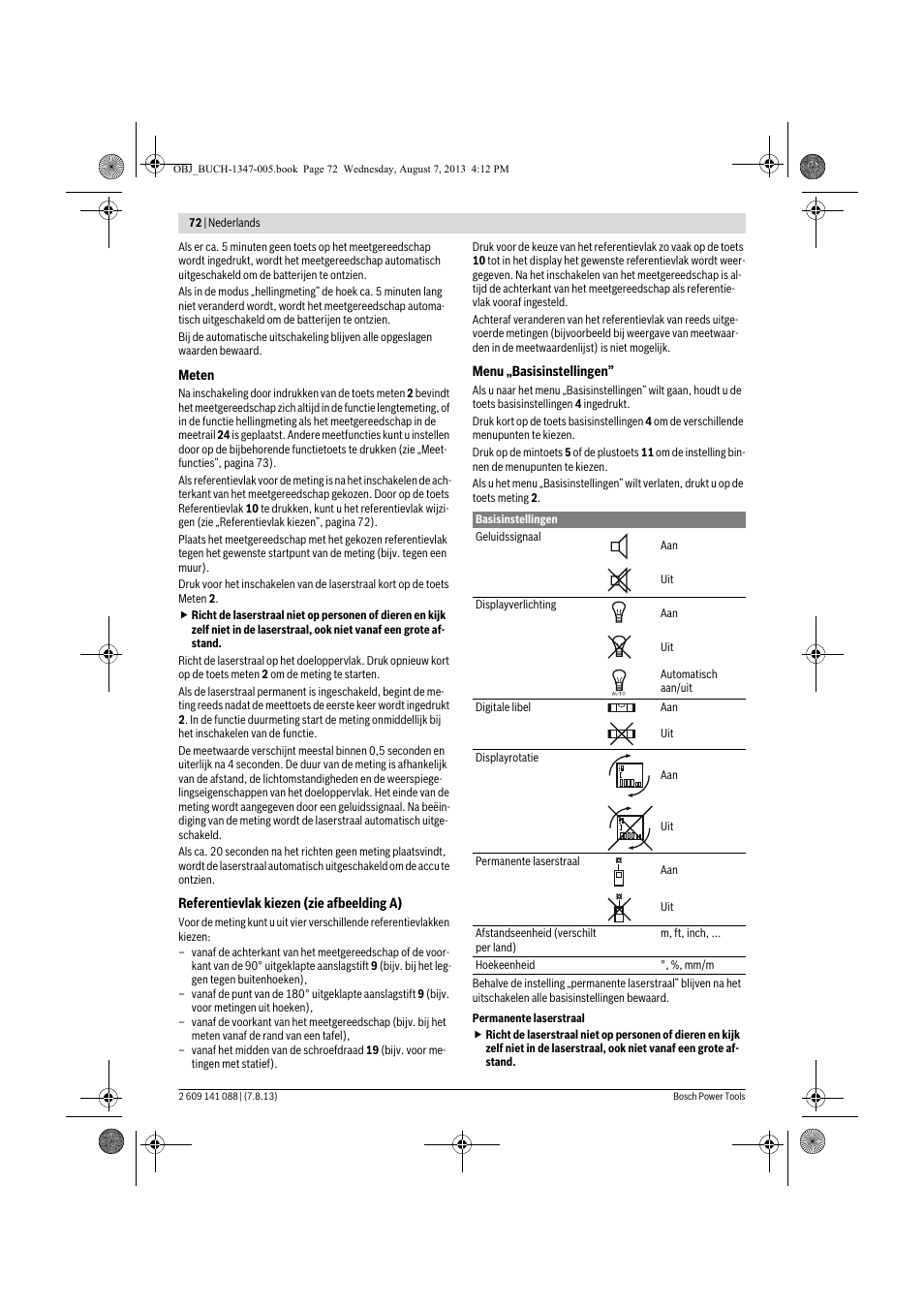 Bosch GLM 80 + R 60 Professional User Manual | Page 72 / 309