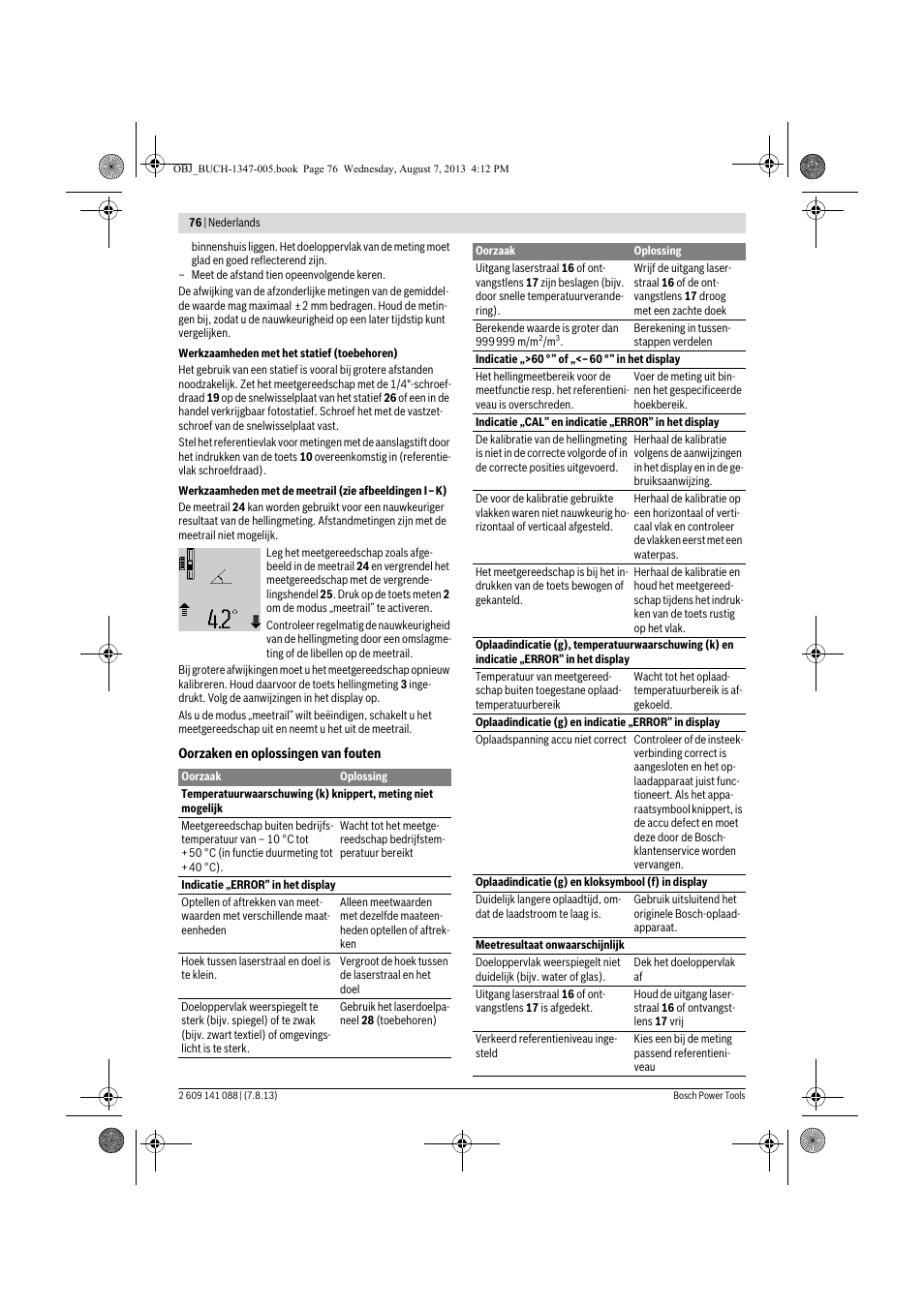 Bosch GLM 80 + R 60 Professional User Manual | Page 76 / 309