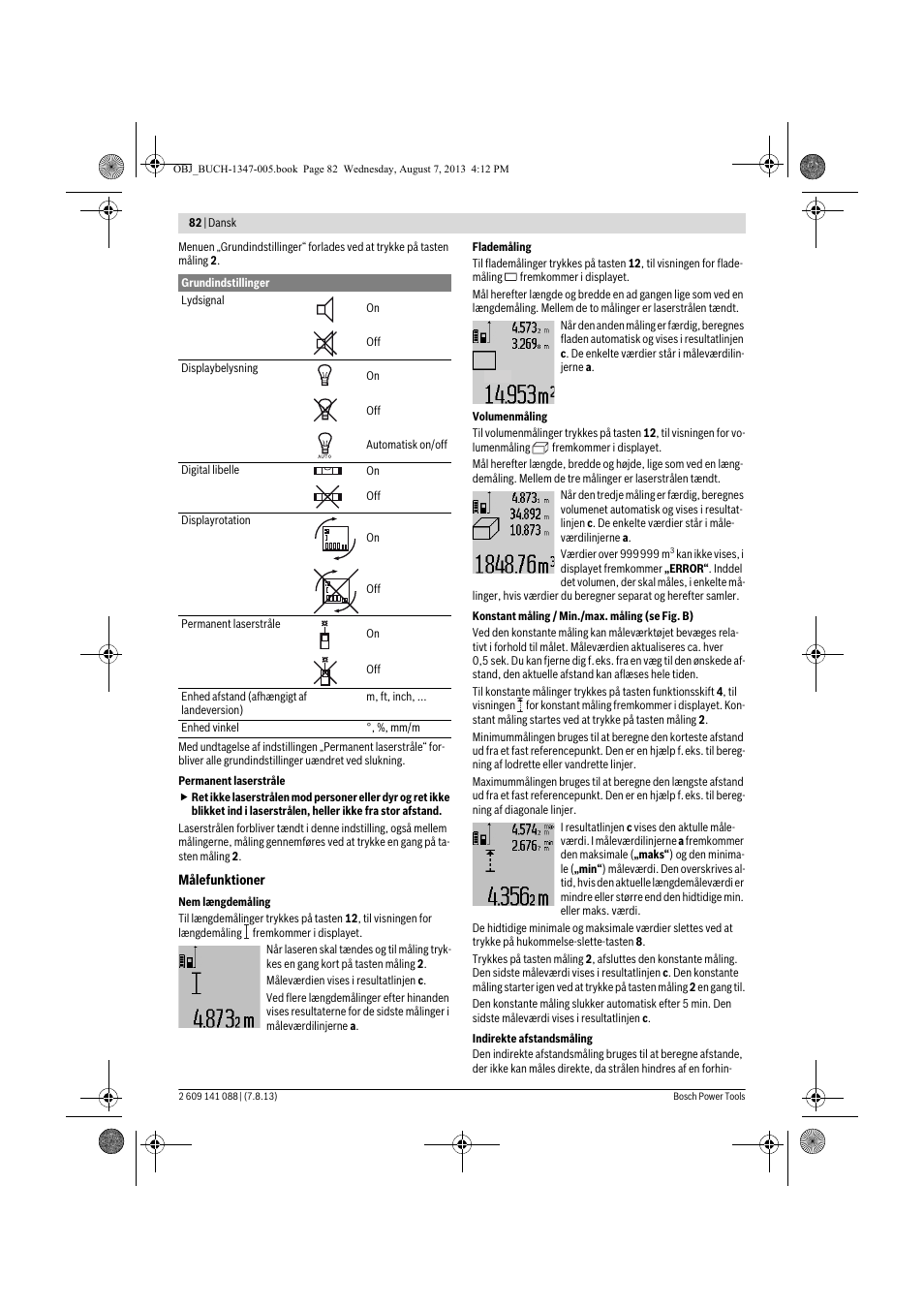 Bosch GLM 80 + R 60 Professional User Manual | Page 82 / 309