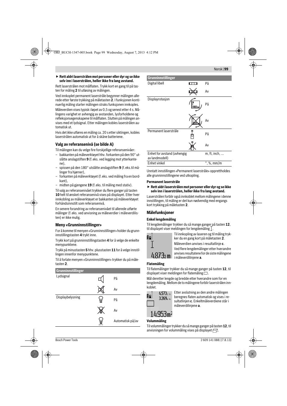 Bosch GLM 80 + R 60 Professional User Manual | Page 99 / 309