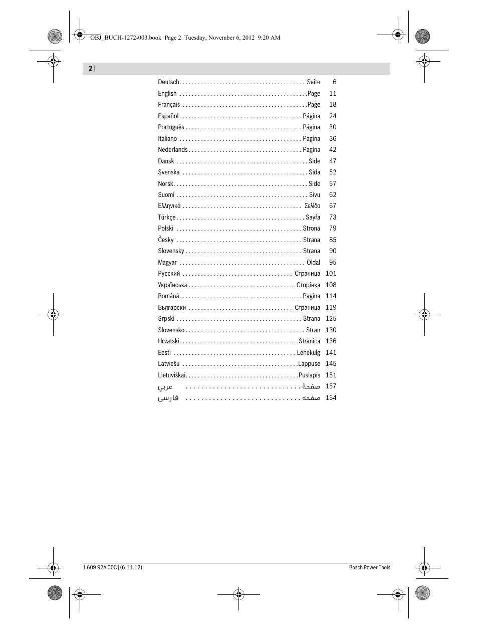 Bosch GSA 10,8 V-LI Professional User Manual | Page 2 / 172