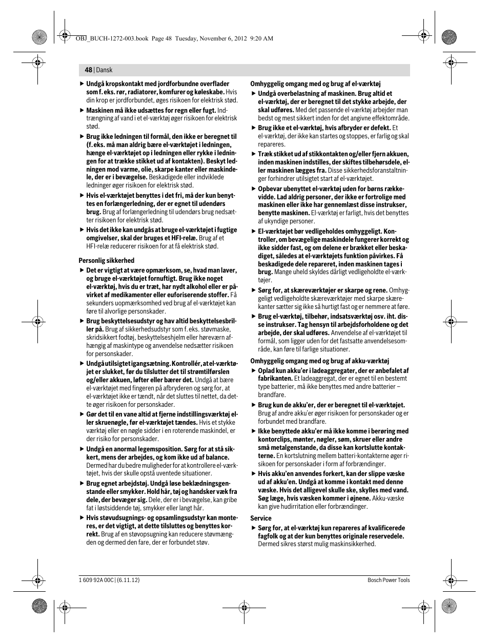 Bosch GSA 10,8 V-LI Professional User Manual | Page 48 / 172