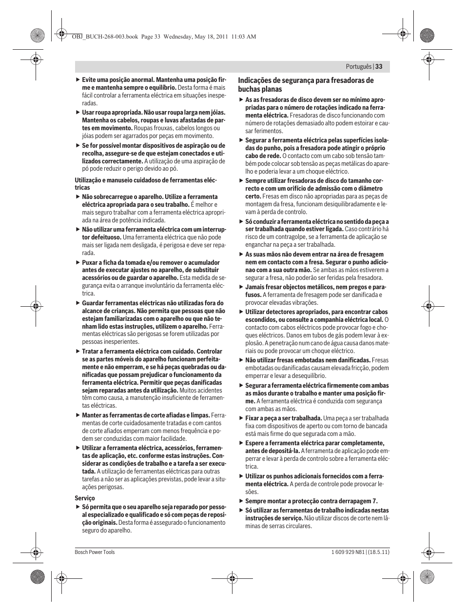 Bosch GFF 22 A Professional User Manual | Page 33 / 173