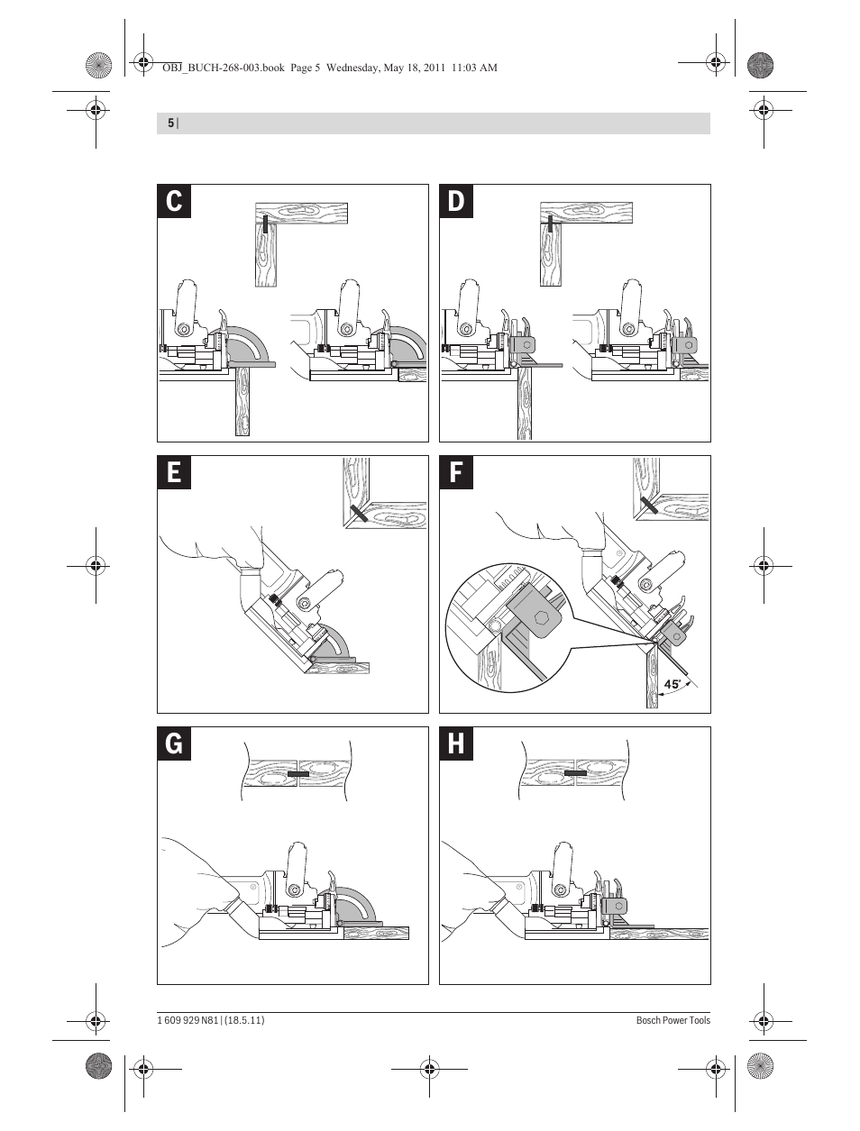 Bosch GFF 22 A Professional User Manual | Page 5 / 173