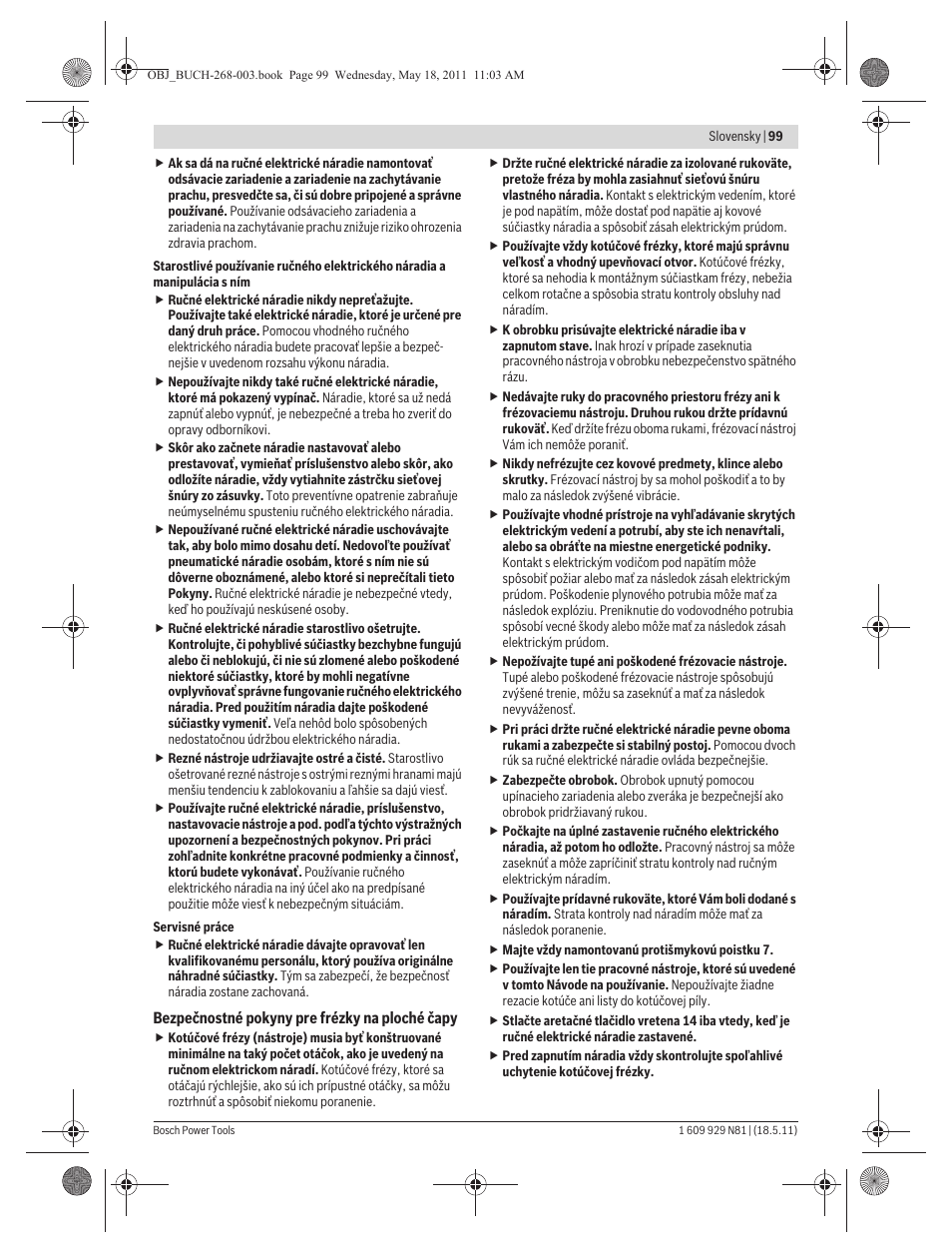 Bosch GFF 22 A Professional User Manual | Page 99 / 173