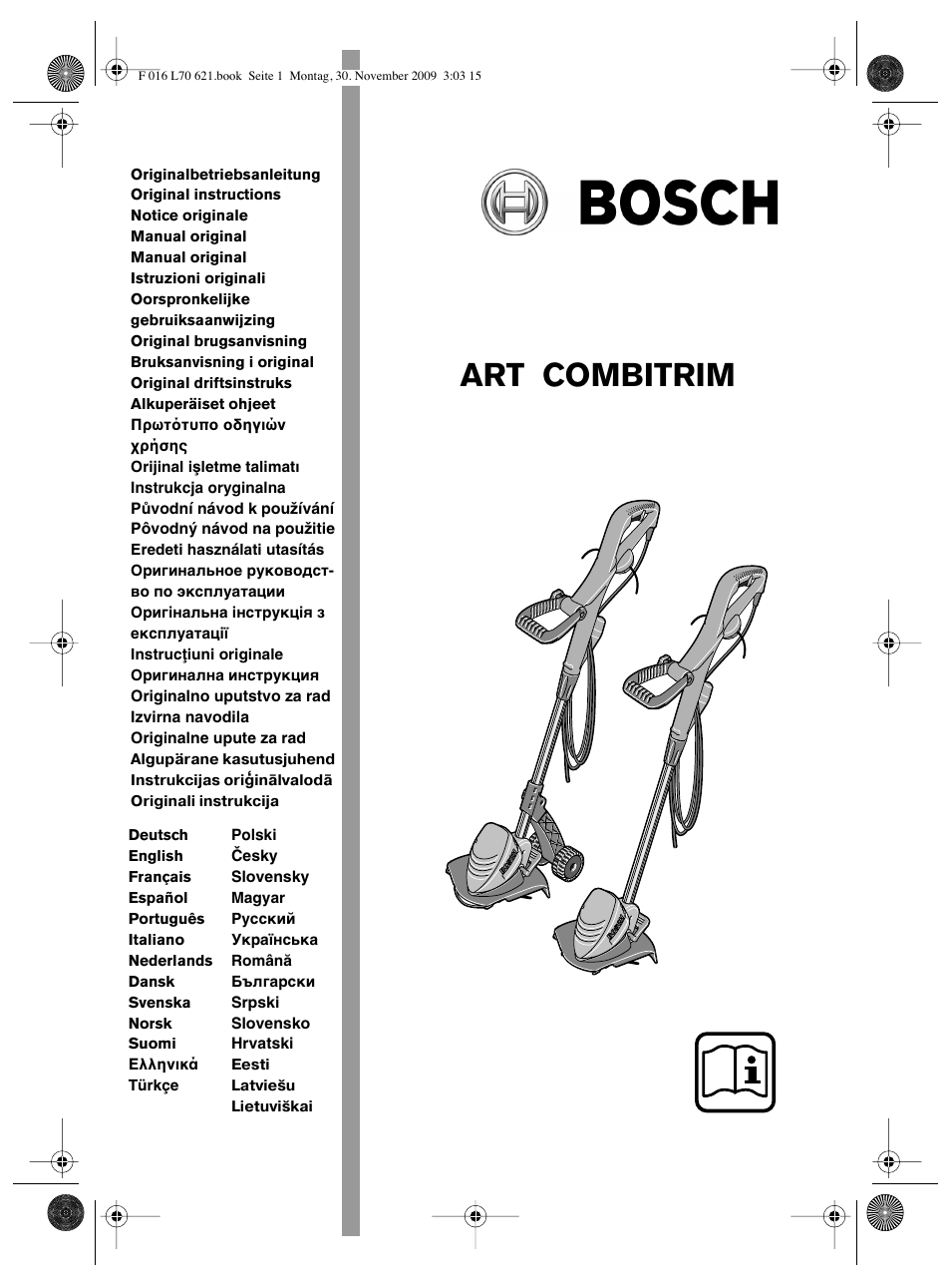 Bosch ART 23 Combitrim User Manual | 194 pages