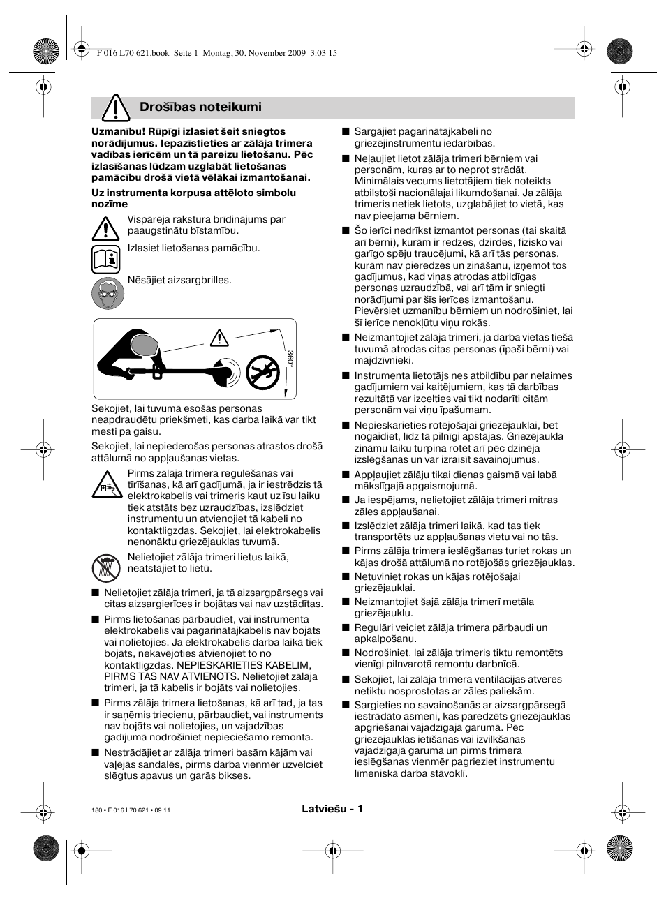 Bosch ART 23 Combitrim User Manual | Page 180 / 194