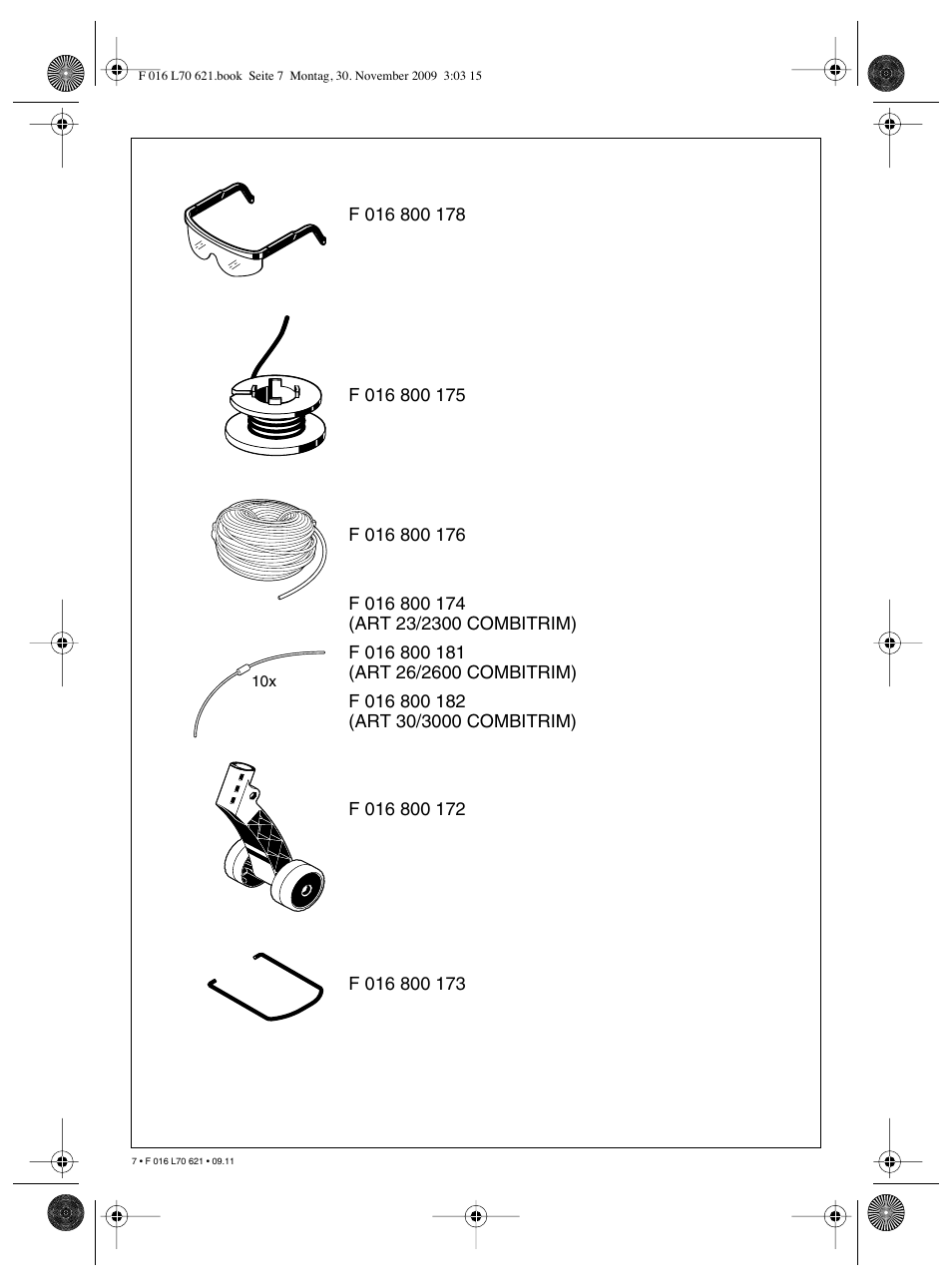 Bosch ART 23 Combitrim User Manual | Page 7 / 194