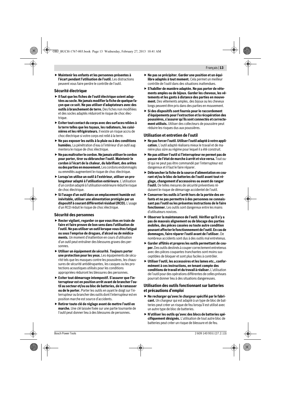 Bosch GSB 14,4-2-LI Professional User Manual | Page 13 / 145