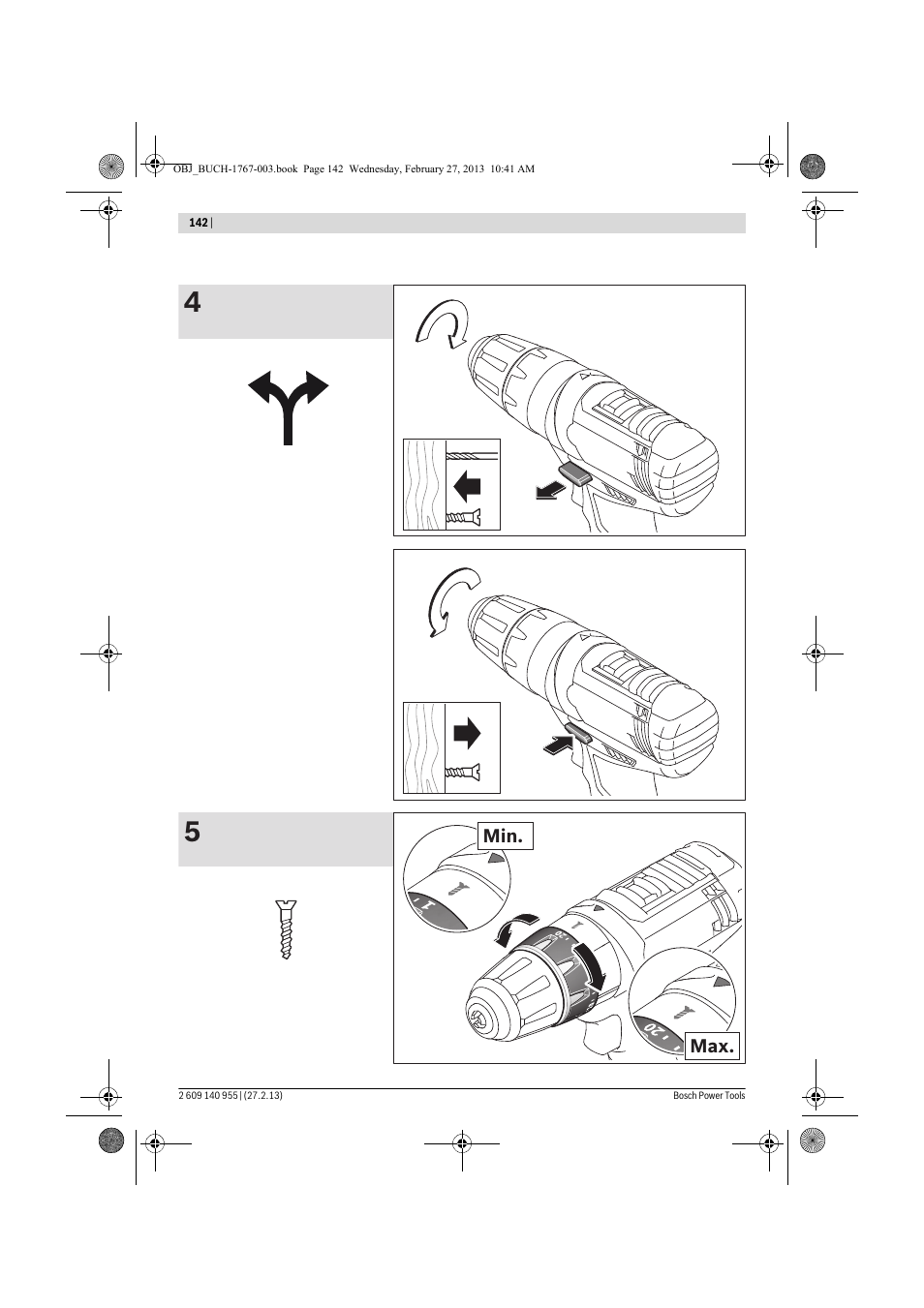 Bosch GSB 14,4-2-LI Professional User Manual | Page 142 / 145