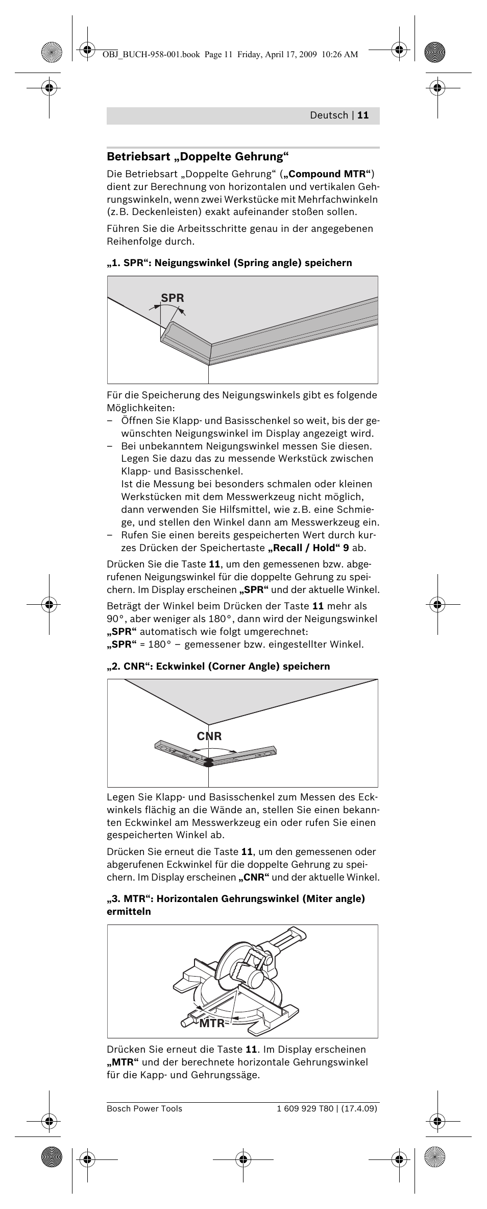 Bosch GAM 220 MF Professional User Manual | Page 11 / 246