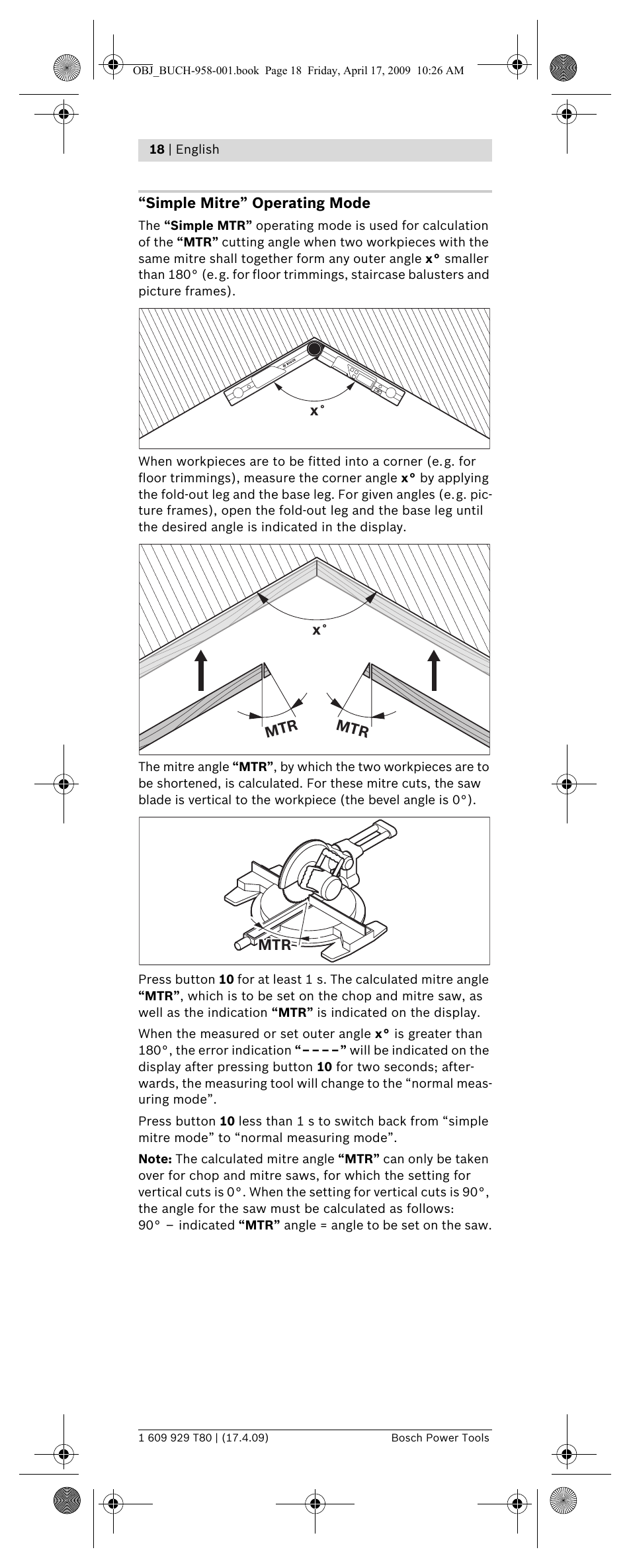 Bosch GAM 220 MF Professional User Manual | Page 18 / 246