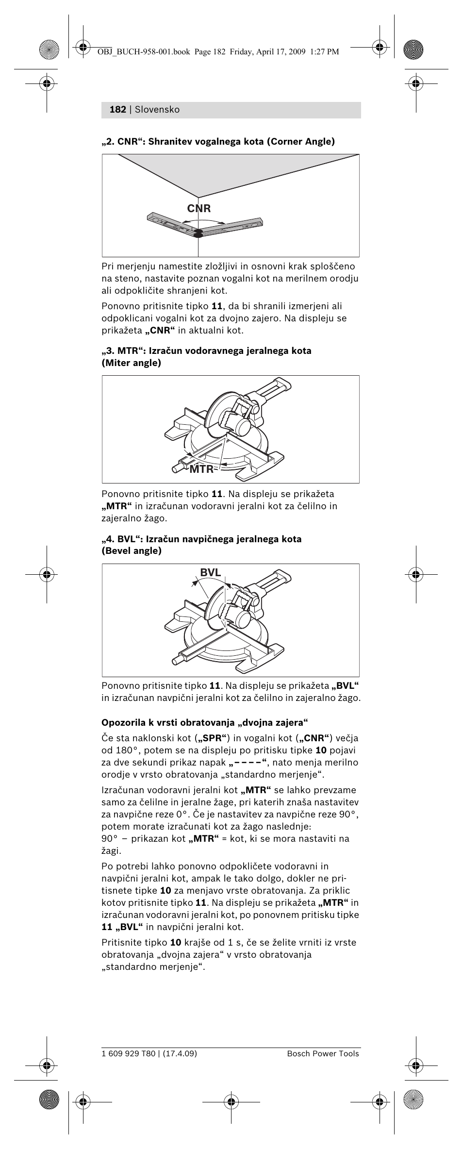 Bosch GAM 220 MF Professional User Manual | Page 182 / 246