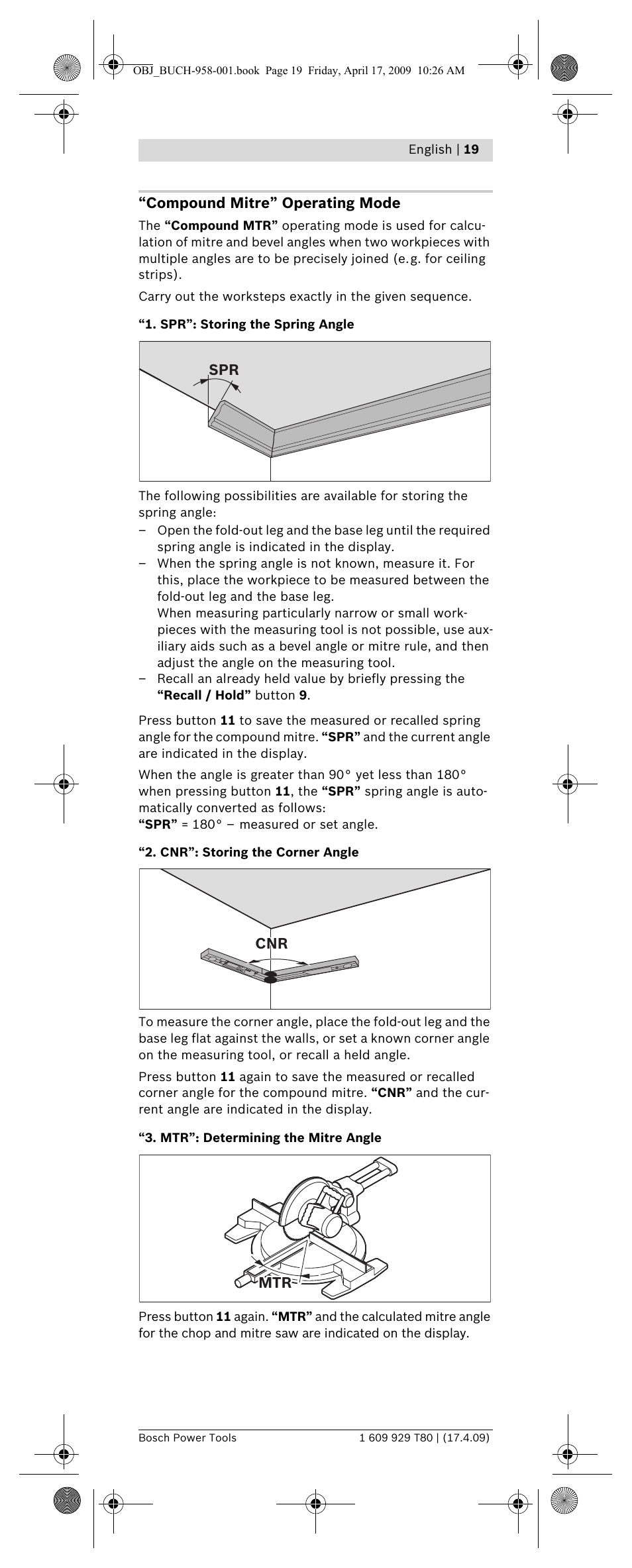 Bosch GAM 220 MF Professional User Manual | Page 19 / 246