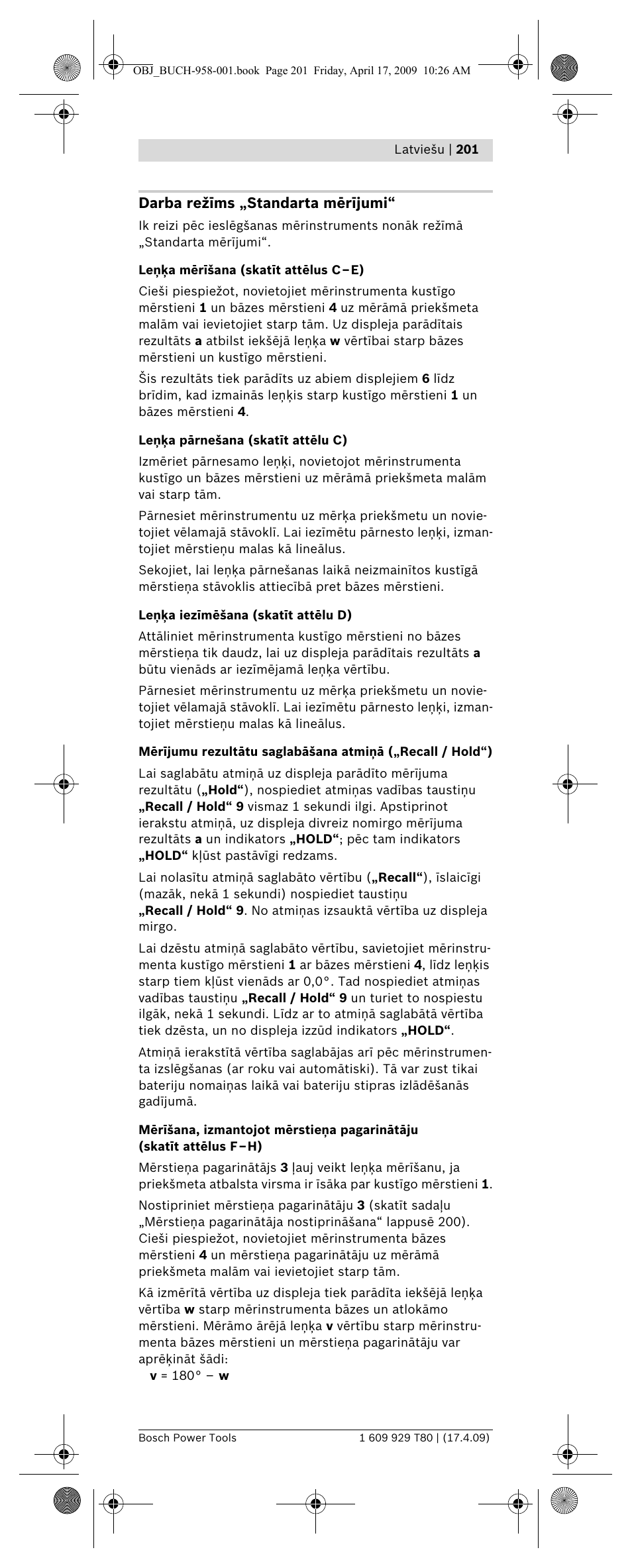 Bosch GAM 220 MF Professional User Manual | Page 201 / 246