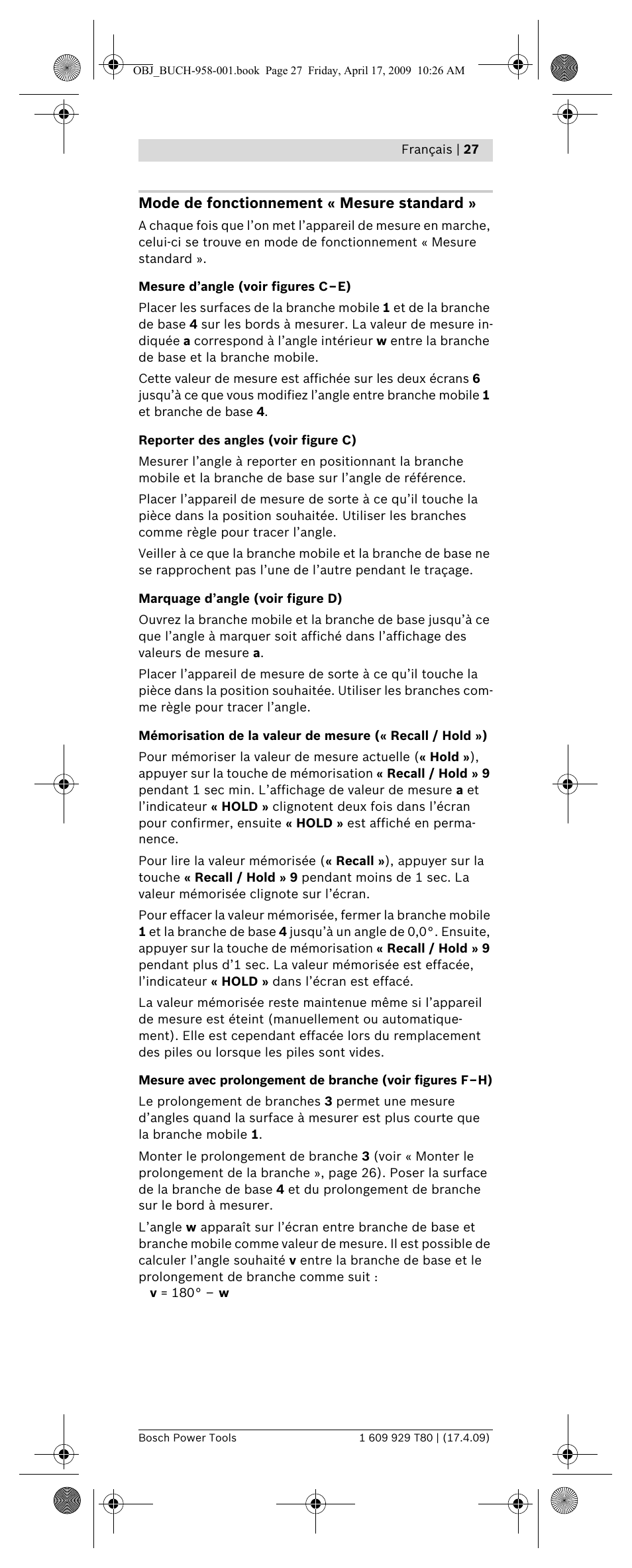 Bosch GAM 220 MF Professional User Manual | Page 27 / 246
