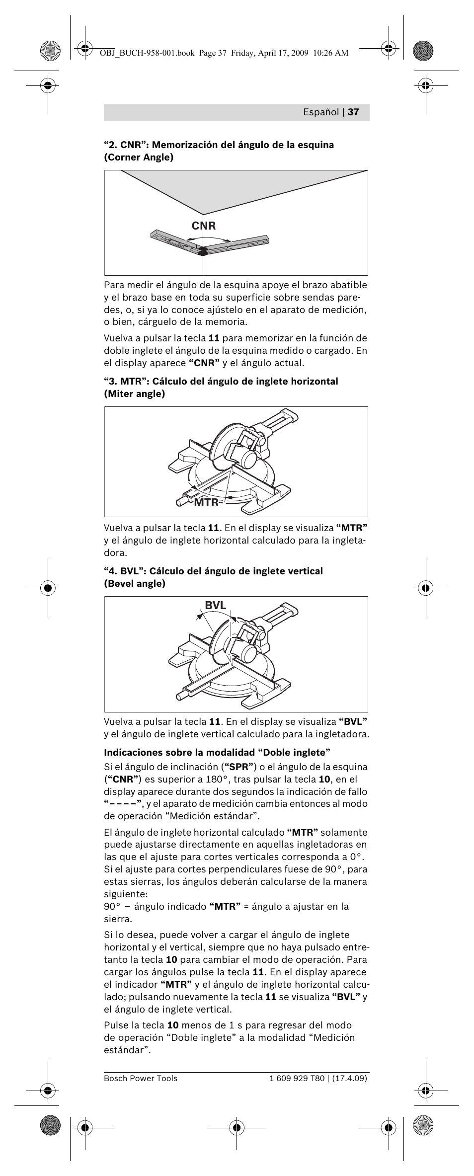 Bosch GAM 220 MF Professional User Manual | Page 37 / 246