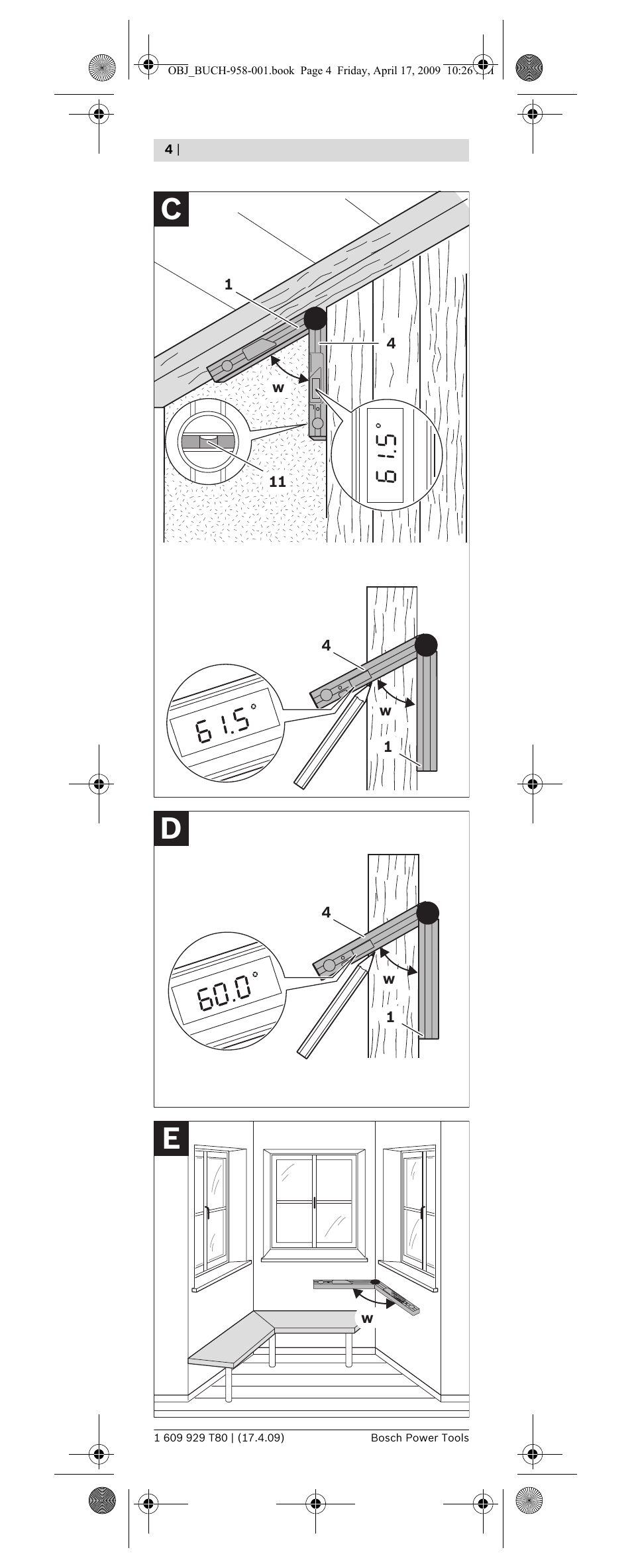 Ed c | Bosch GAM 220 MF Professional User Manual | Page 4 / 246