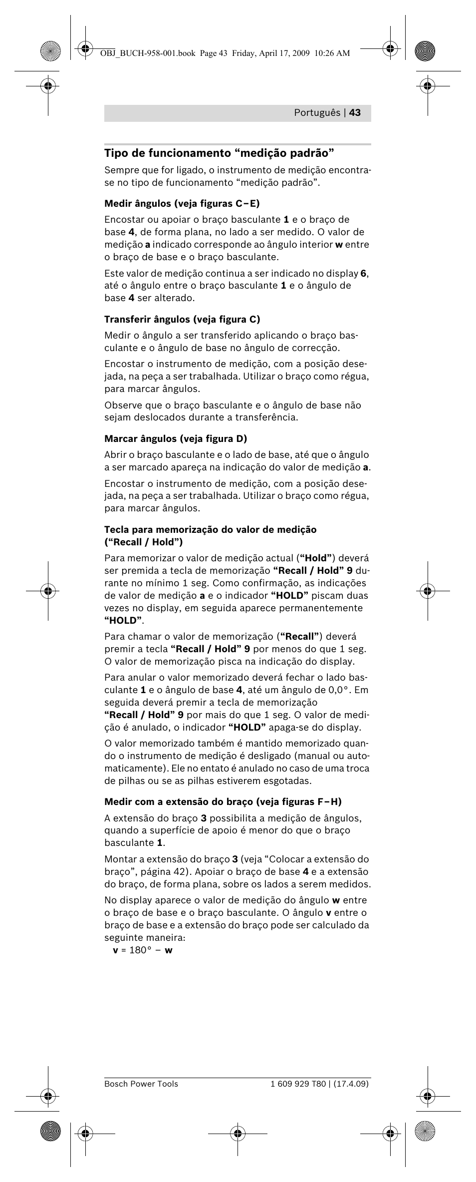 Bosch GAM 220 MF Professional User Manual | Page 43 / 246