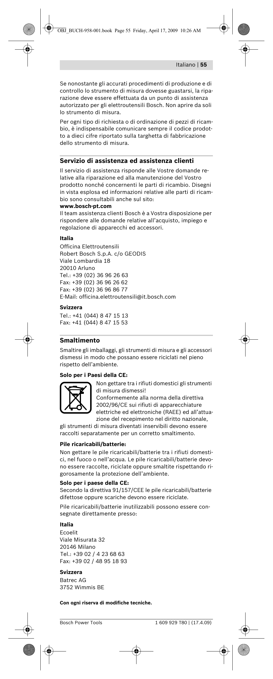 Bosch GAM 220 MF Professional User Manual | Page 55 / 246