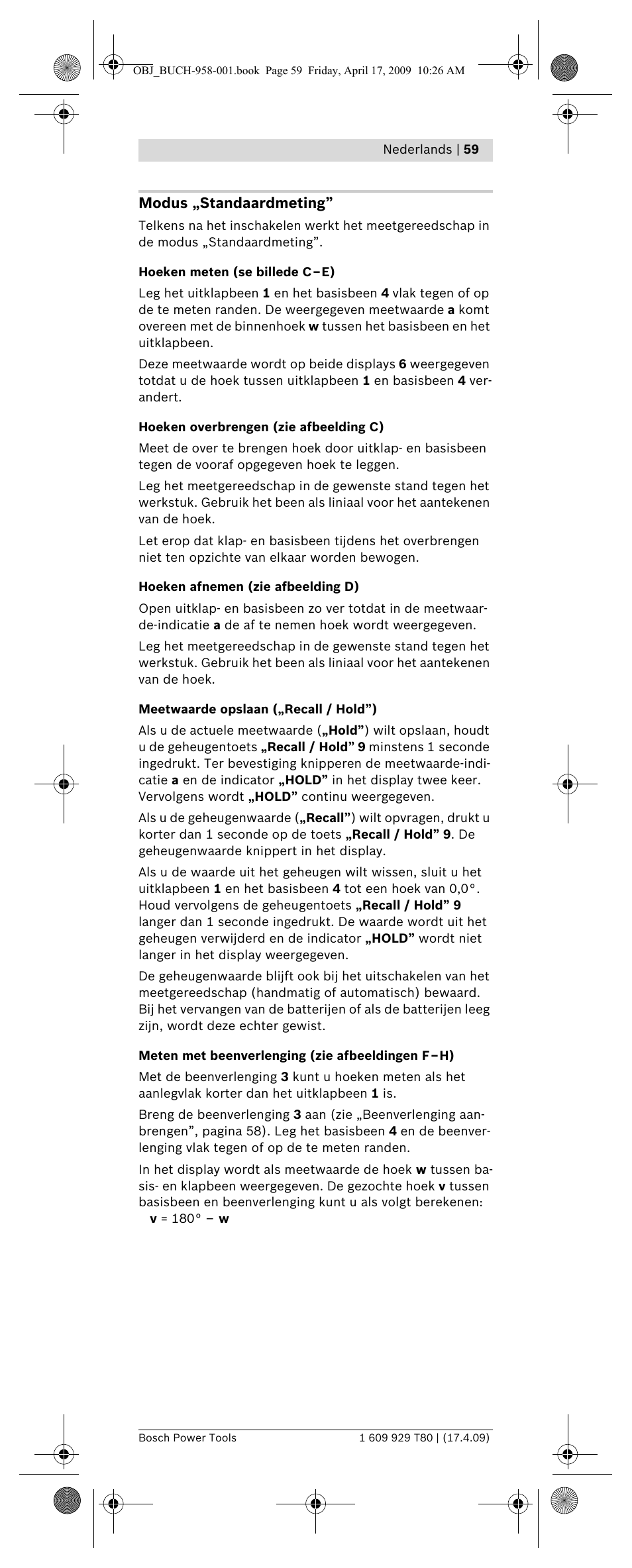 Bosch GAM 220 MF Professional User Manual | Page 59 / 246