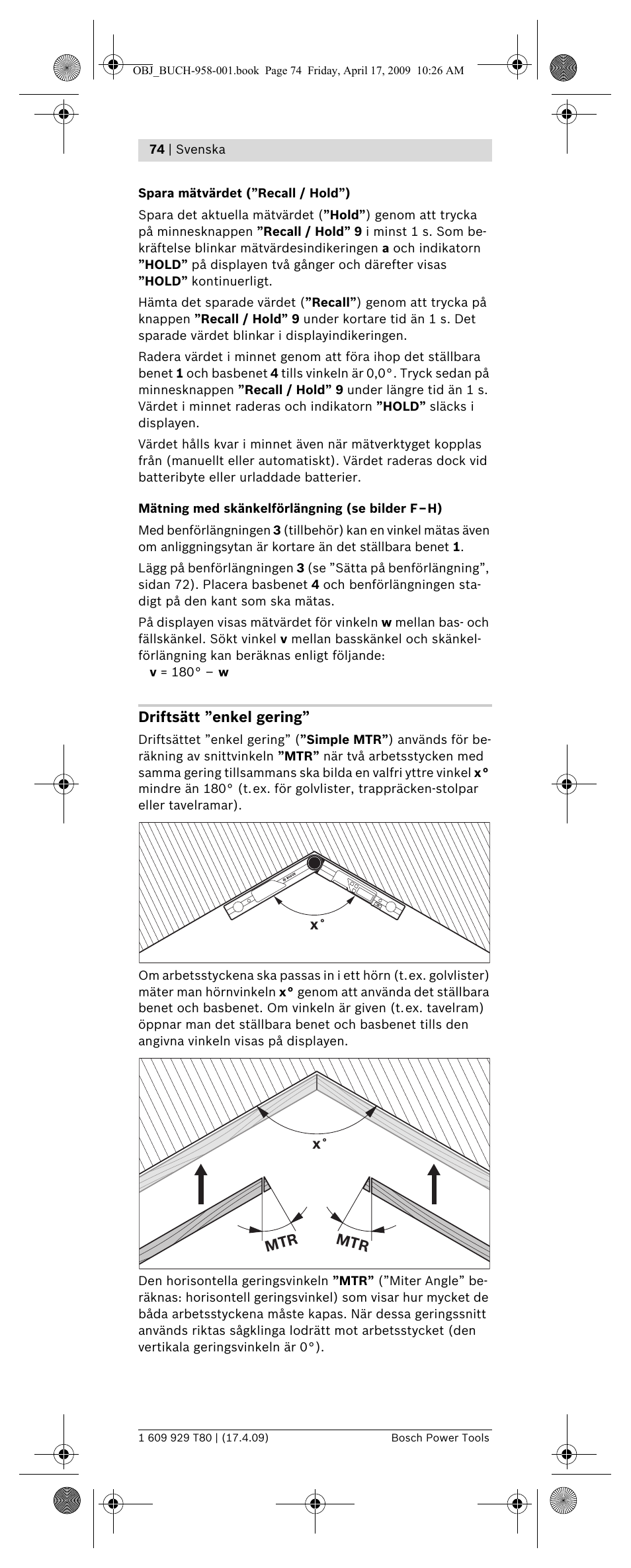 Bosch GAM 220 MF Professional User Manual | Page 74 / 246