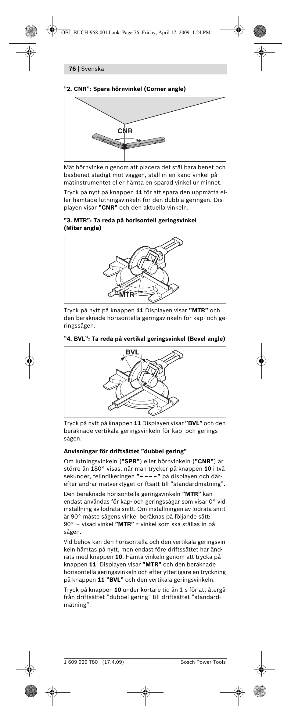 Bosch GAM 220 MF Professional User Manual | Page 76 / 246