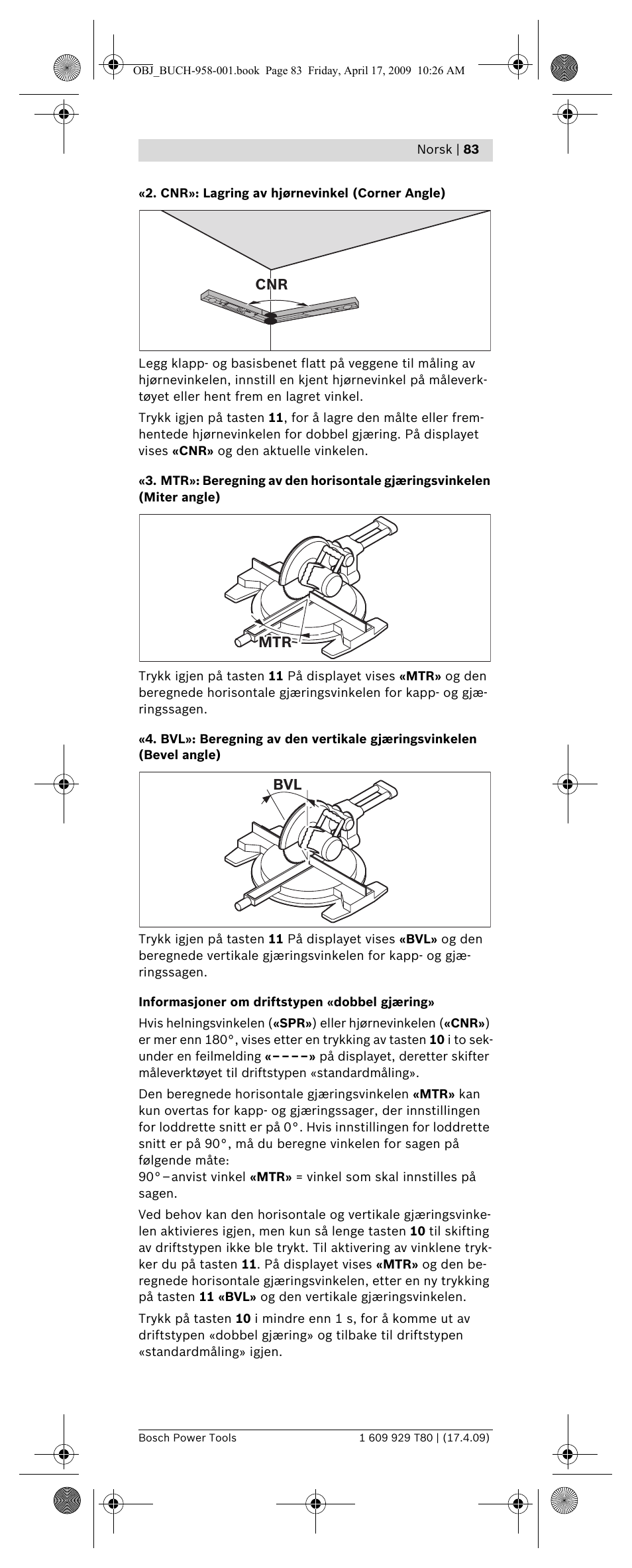 Bosch GAM 220 MF Professional User Manual | Page 83 / 246