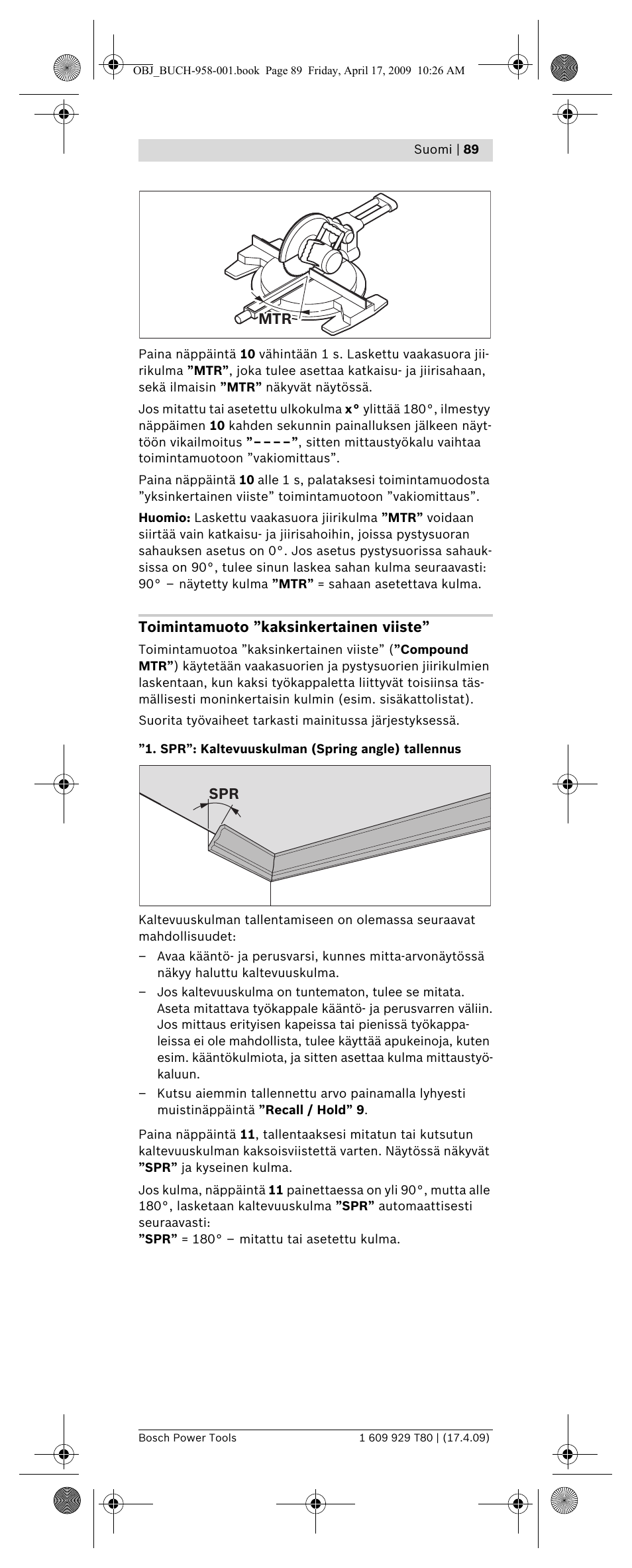 Bosch GAM 220 MF Professional User Manual | Page 89 / 246