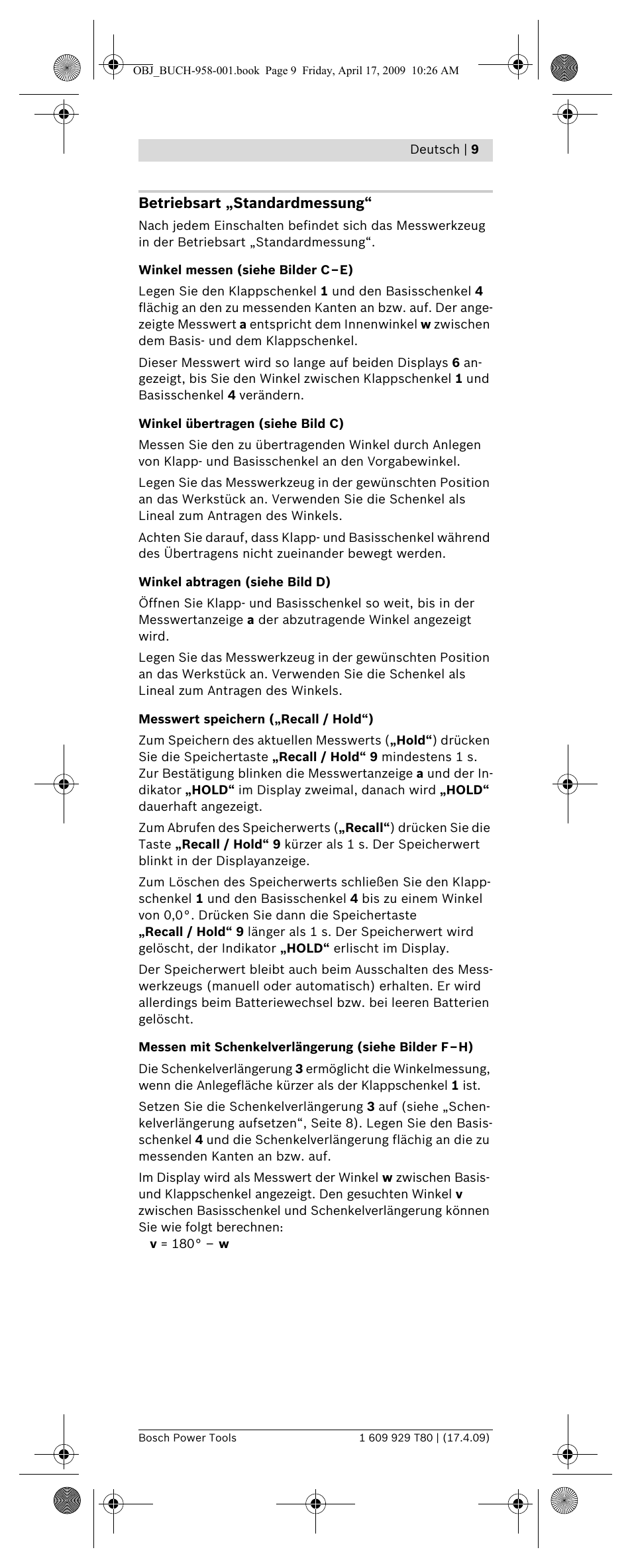 Bosch GAM 220 MF Professional User Manual | Page 9 / 246