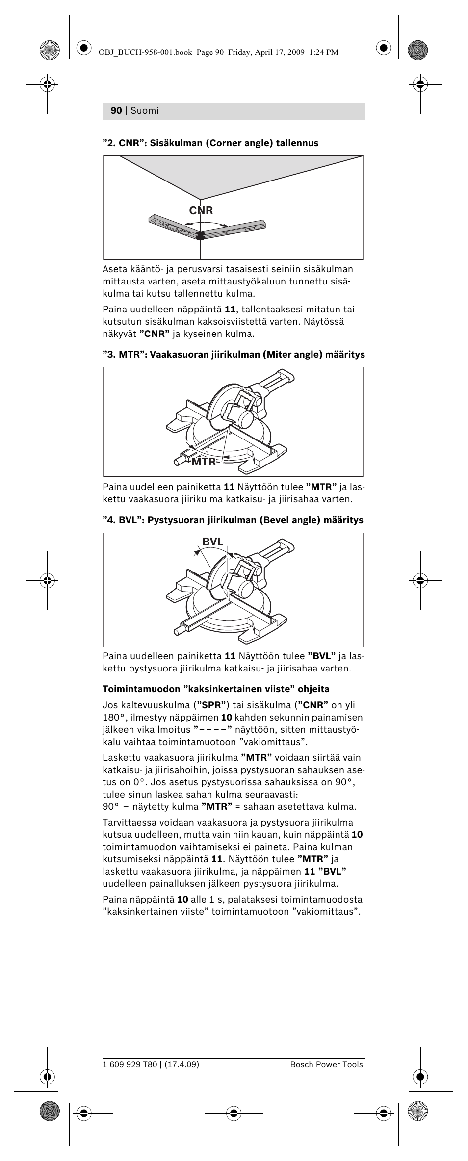 Bosch GAM 220 MF Professional User Manual | Page 90 / 246